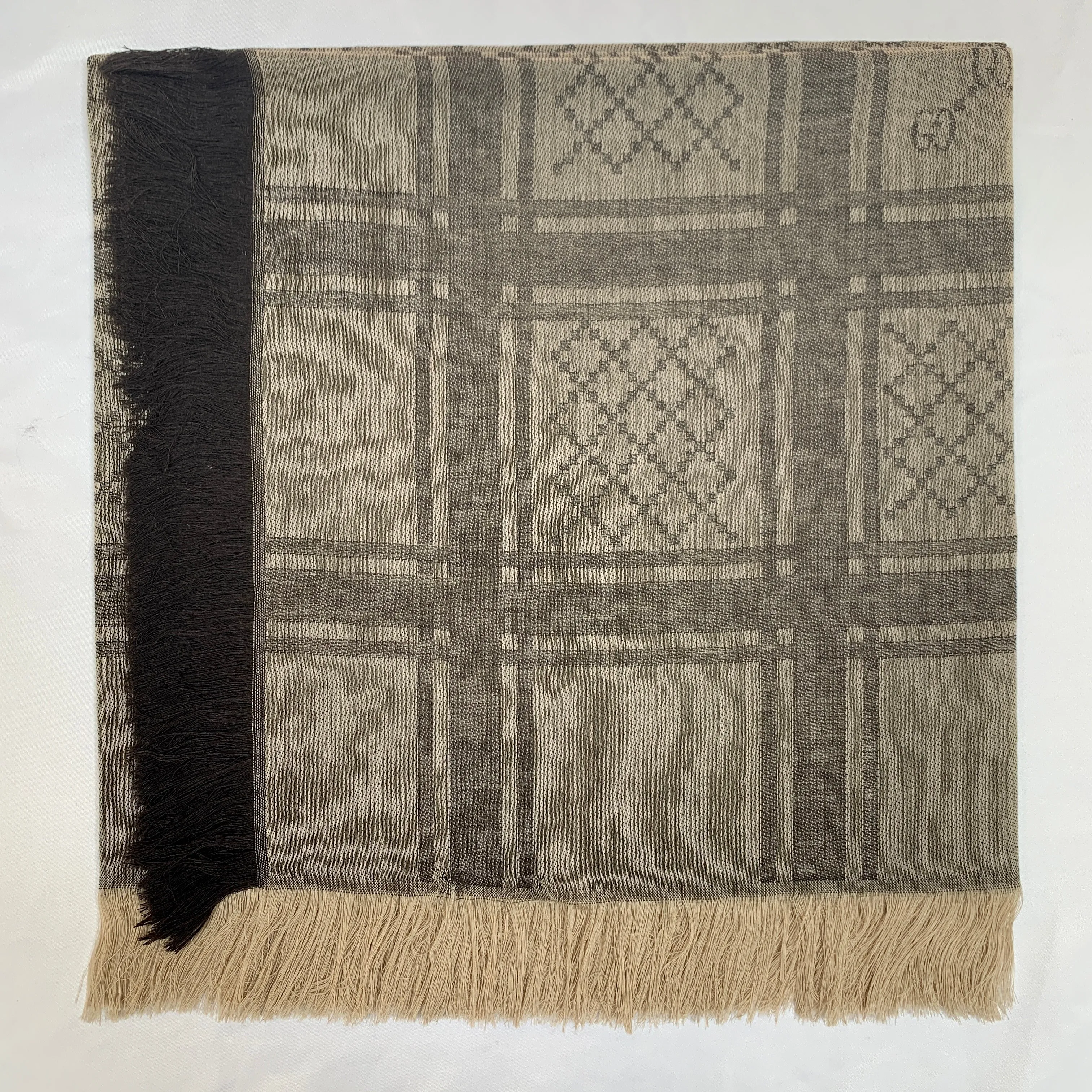 Gucci GG Guccissima Monogram Surviee Scarf in Brown