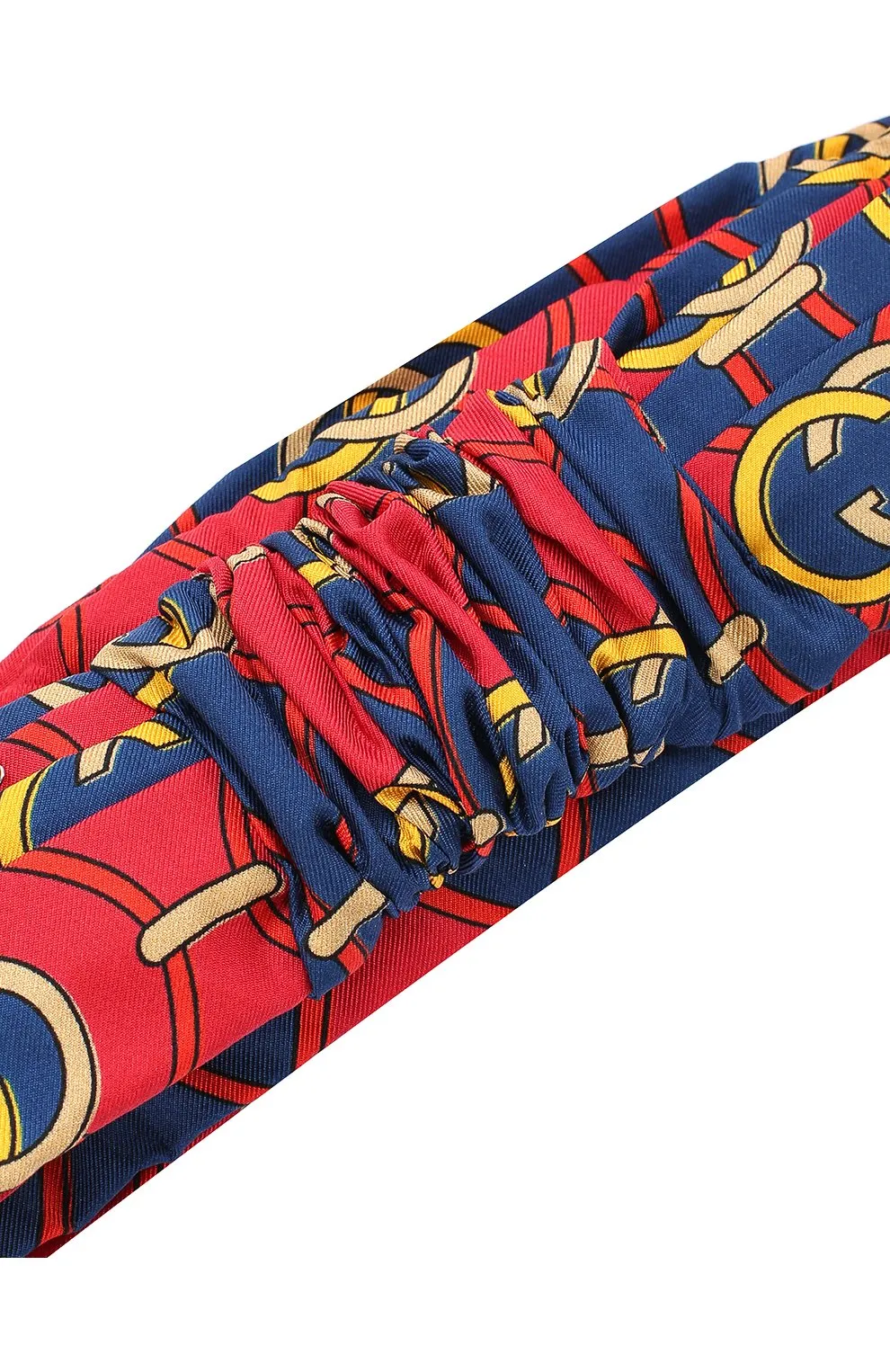 Gucci Silk GG Giwy Headband in Red