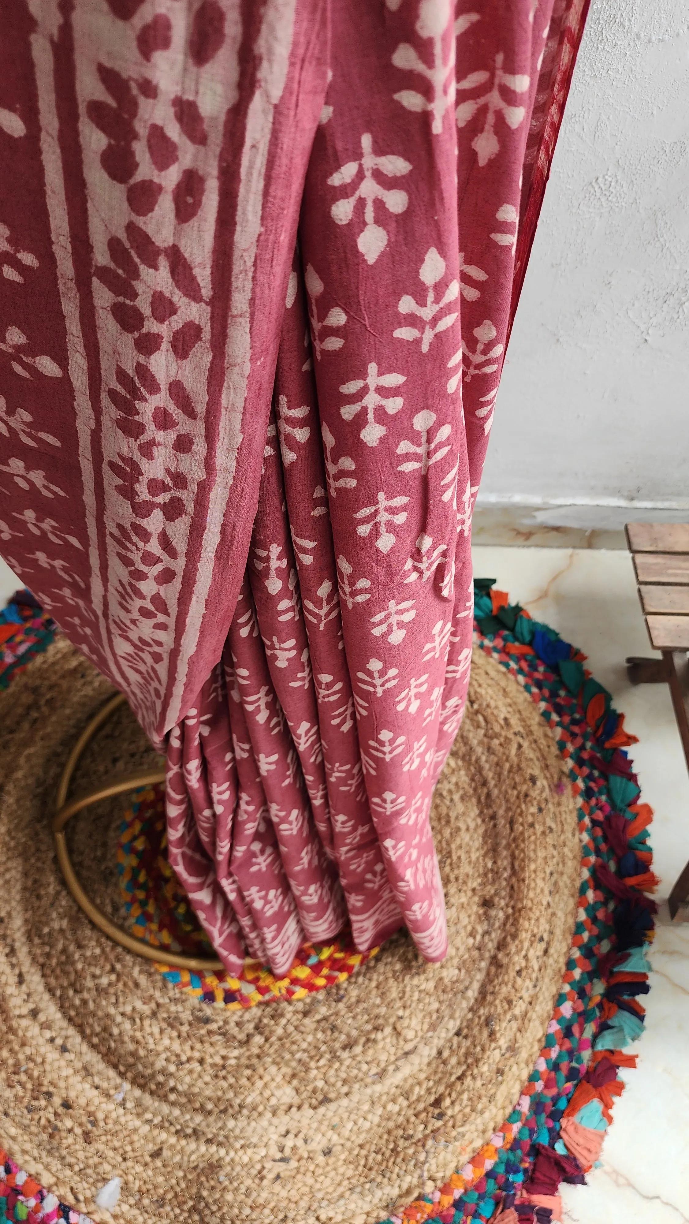 Gulaab Haze Mulmul Saree