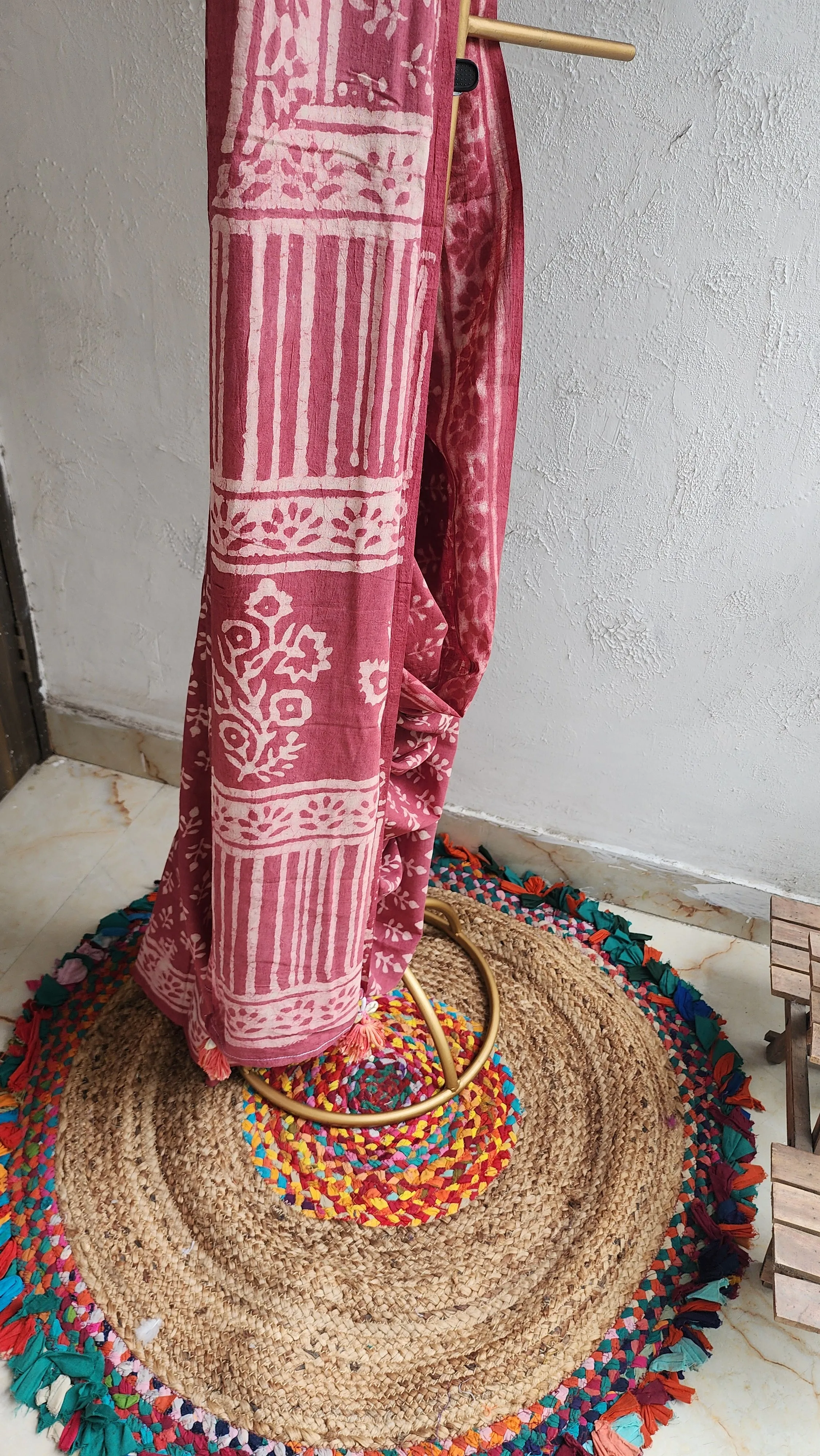 Gulaab Haze Mulmul Saree