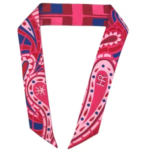 Hampton Road Paisley Twilly - Fuscia