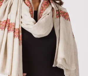Hand Embroidered Wool Shawls