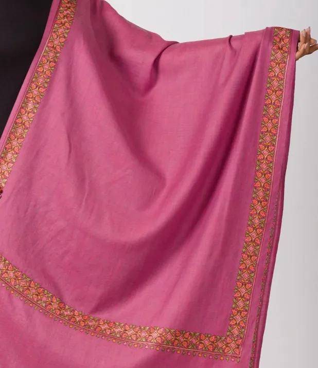 Hand Embroidered Wool Shawls