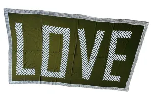 Hand Made Batik Love Scarf
