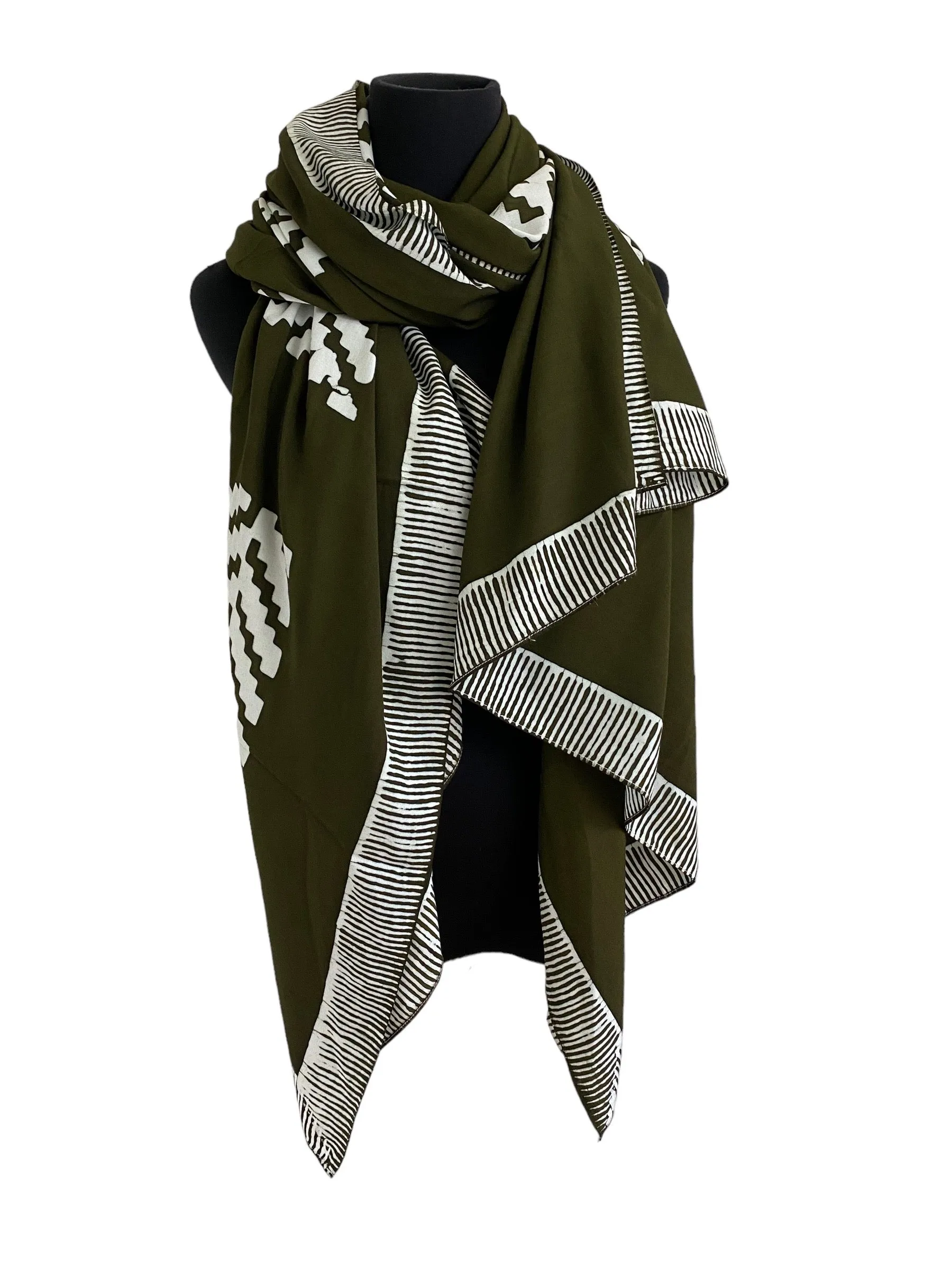 Hand Made Batik Love Scarf