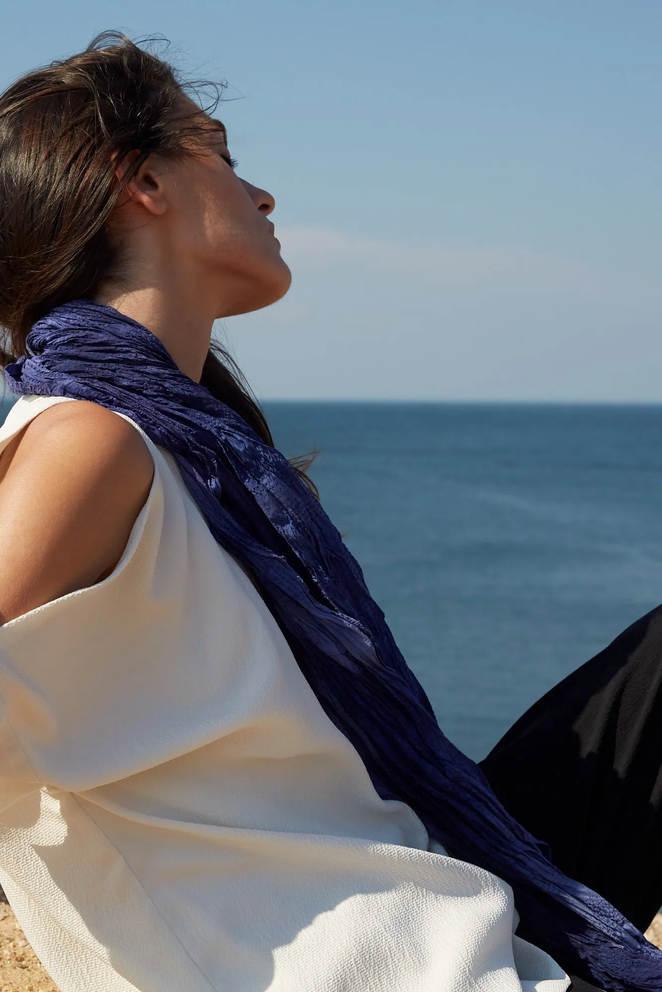Hand-Painted One-Off San Benedetto Scarf