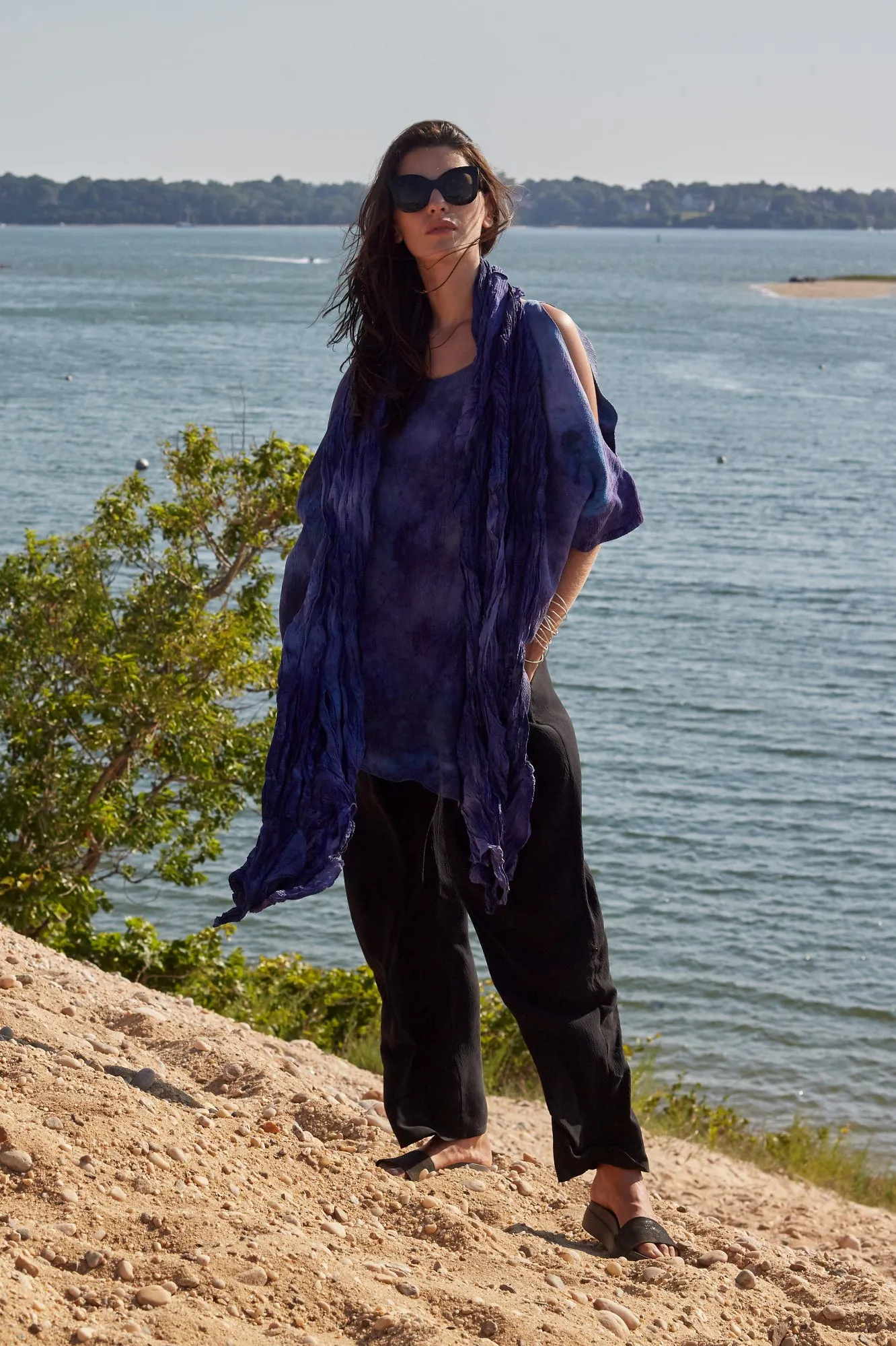 Hand-Painted One-Off San Benedetto Scarf