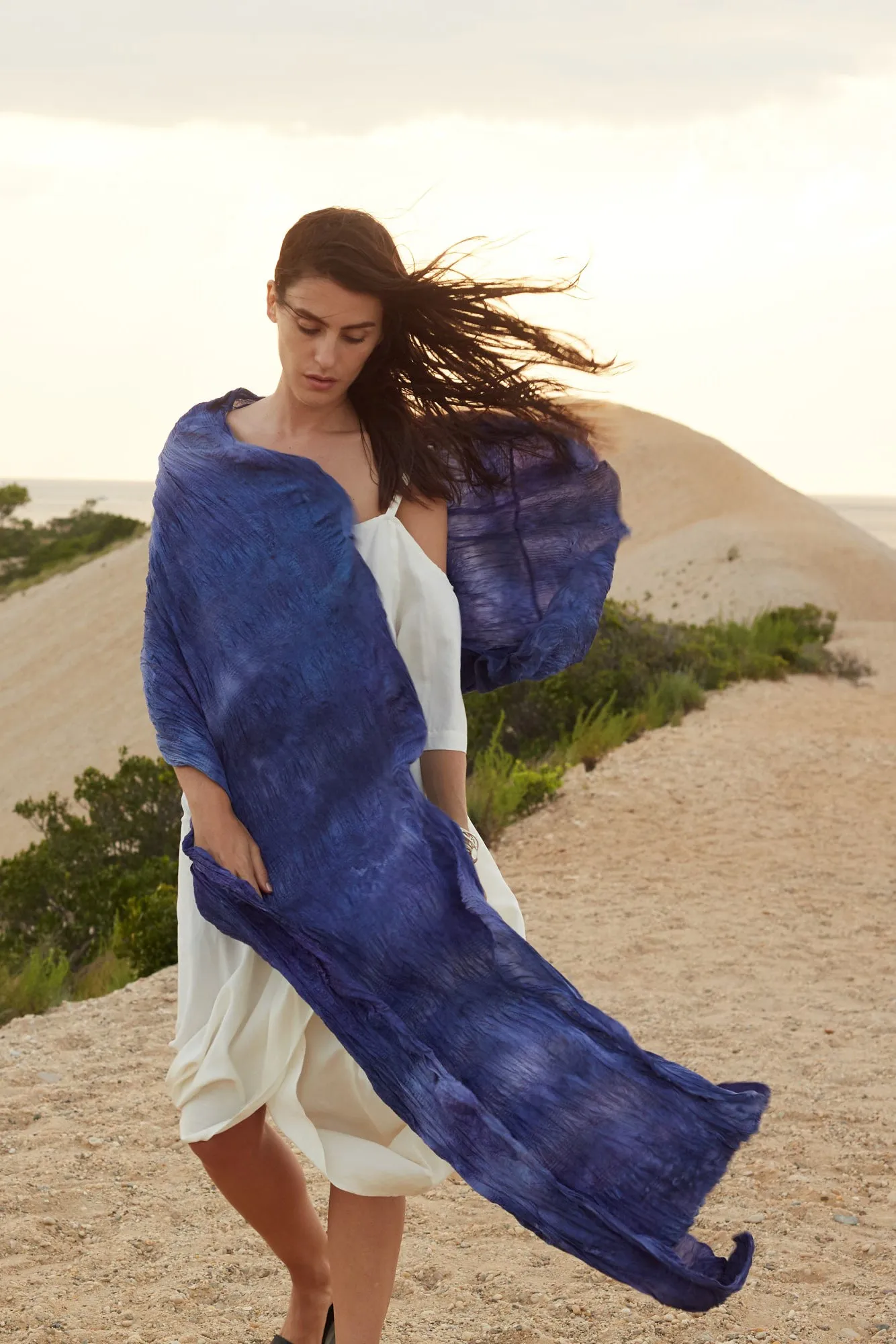 Hand-Painted One-Off San Benedetto Scarf
