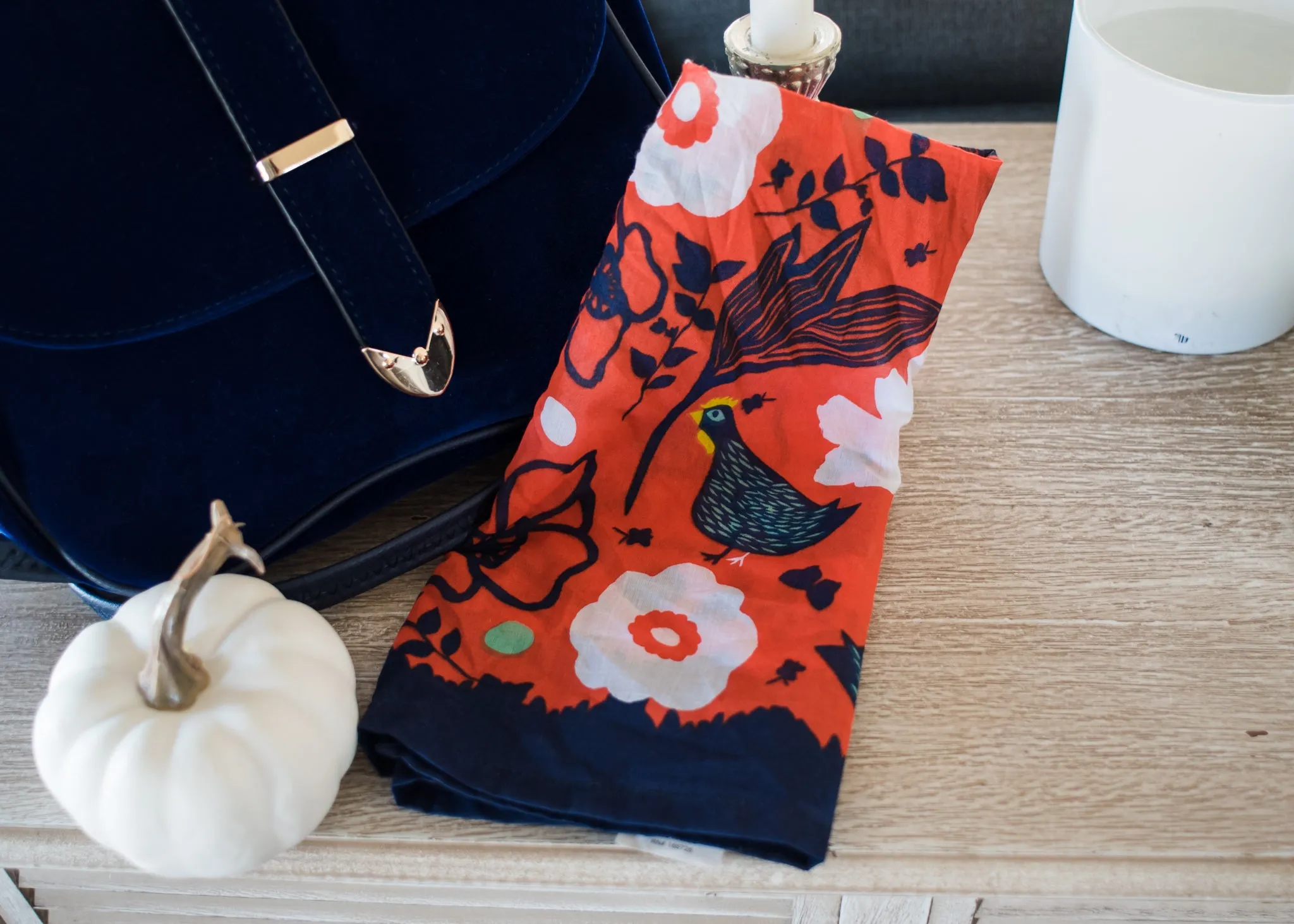 Hand-Printed Scarves