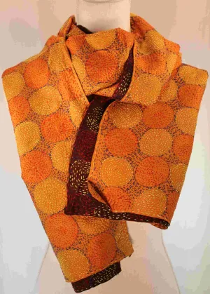 Hand-stitched Silk Scarf
