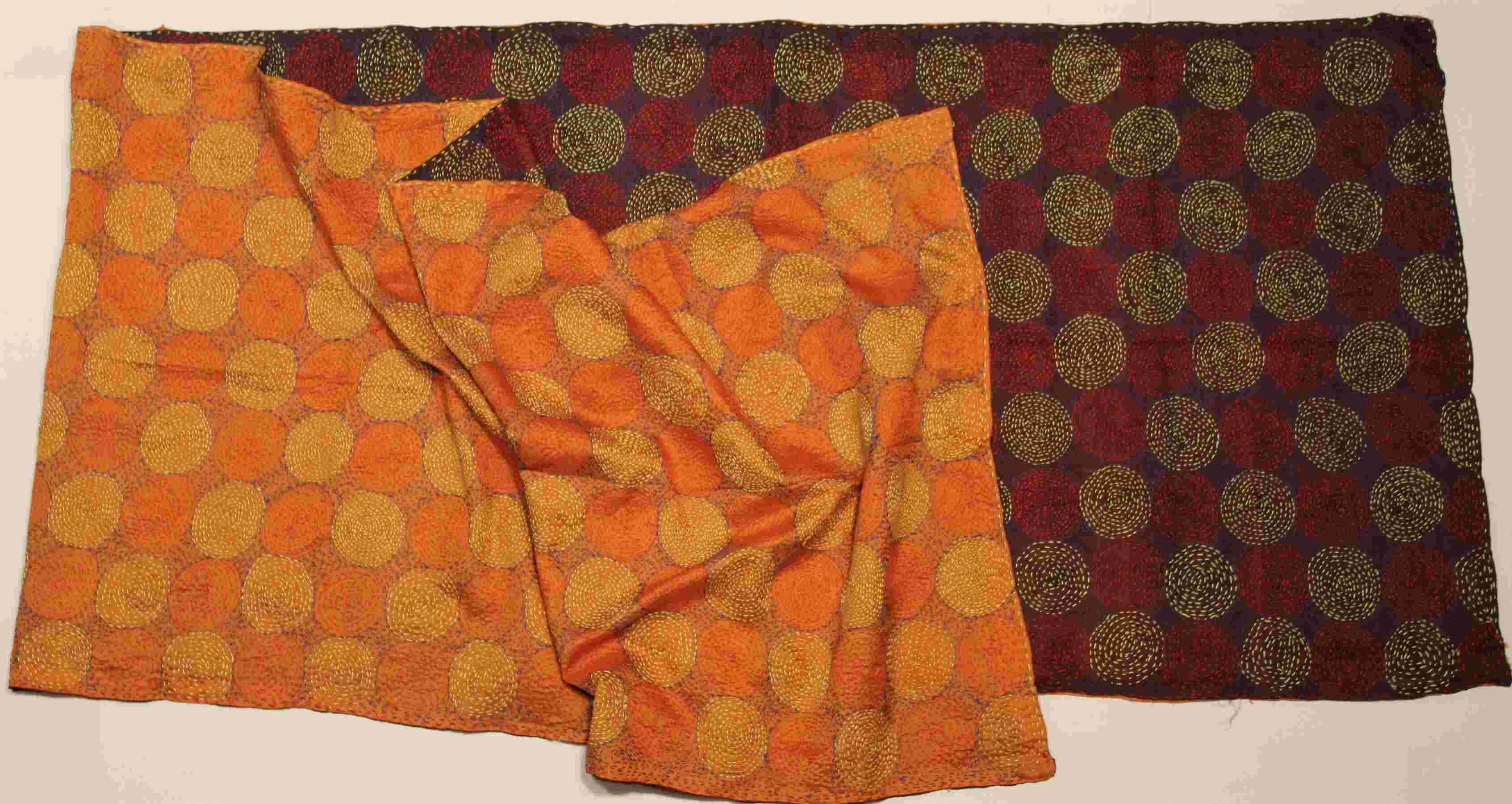 Hand-stitched Silk Scarf