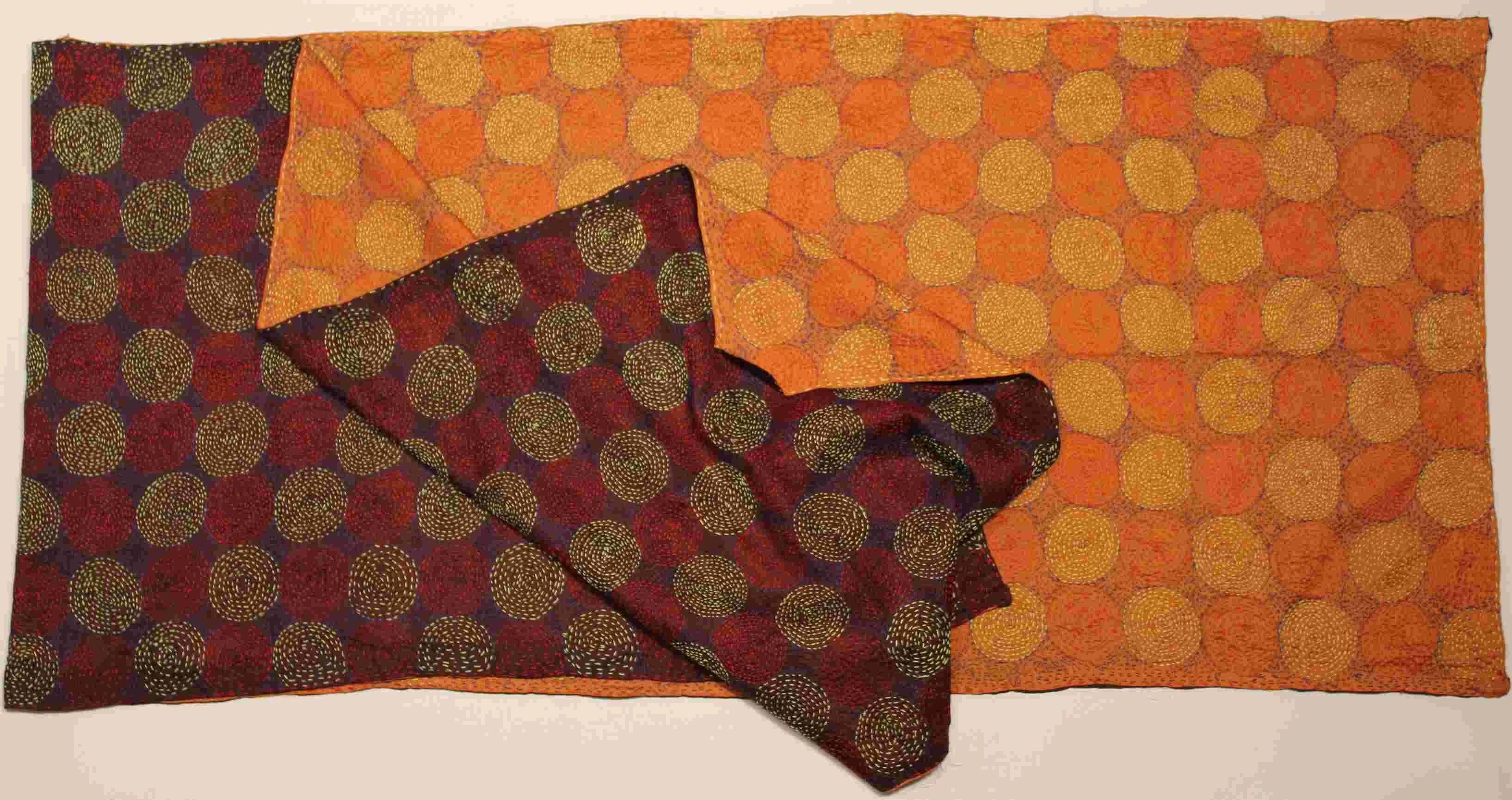 Hand-stitched Silk Scarf