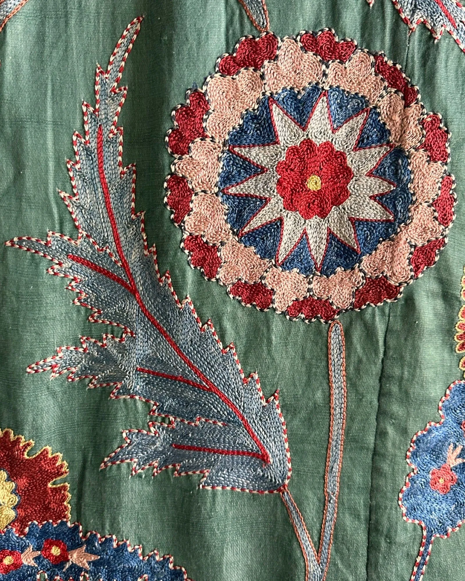 Hand Stitched Suzani (CSSU061623 | 120 x 96")