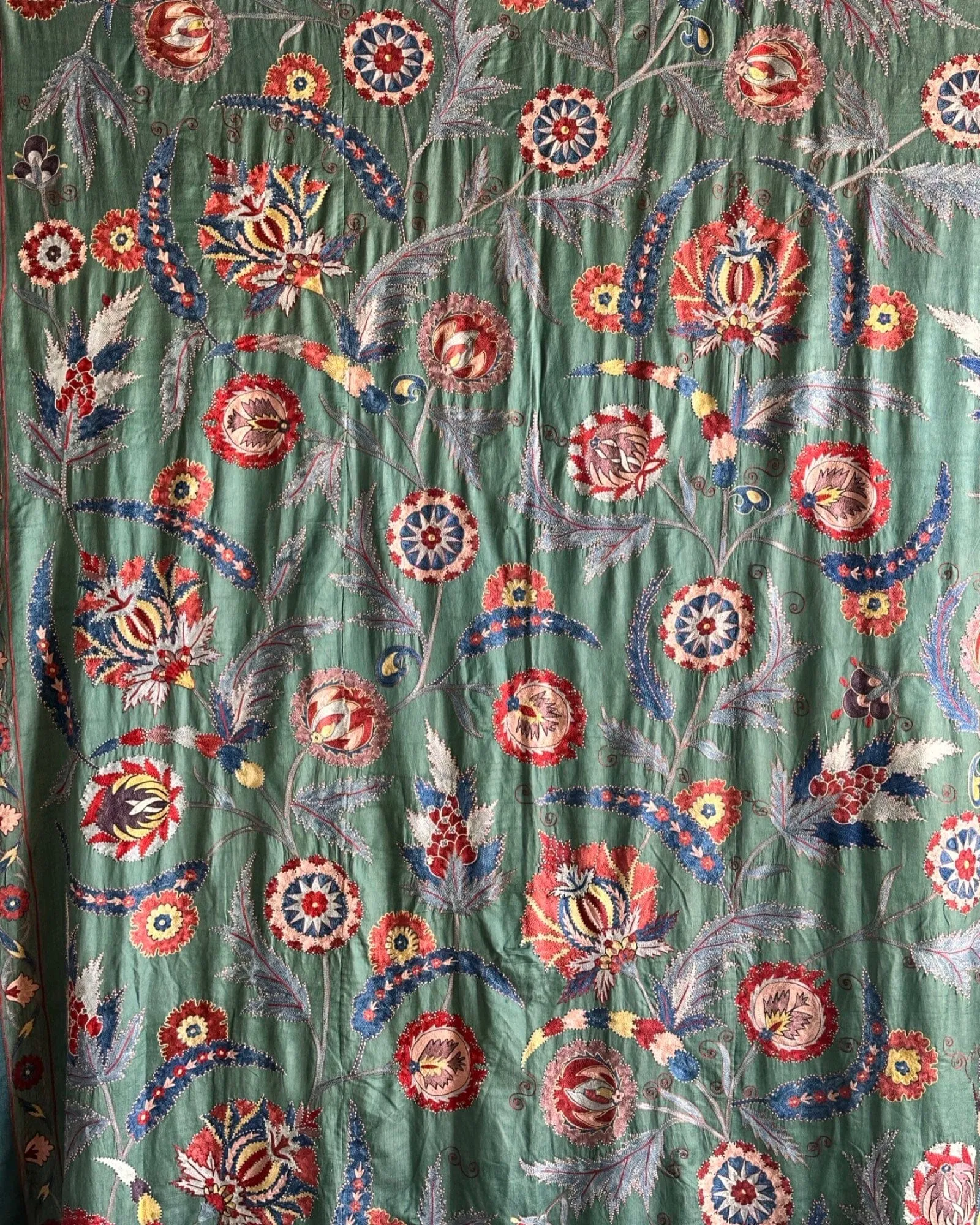 Hand Stitched Suzani (CSSU061623 | 120 x 96")