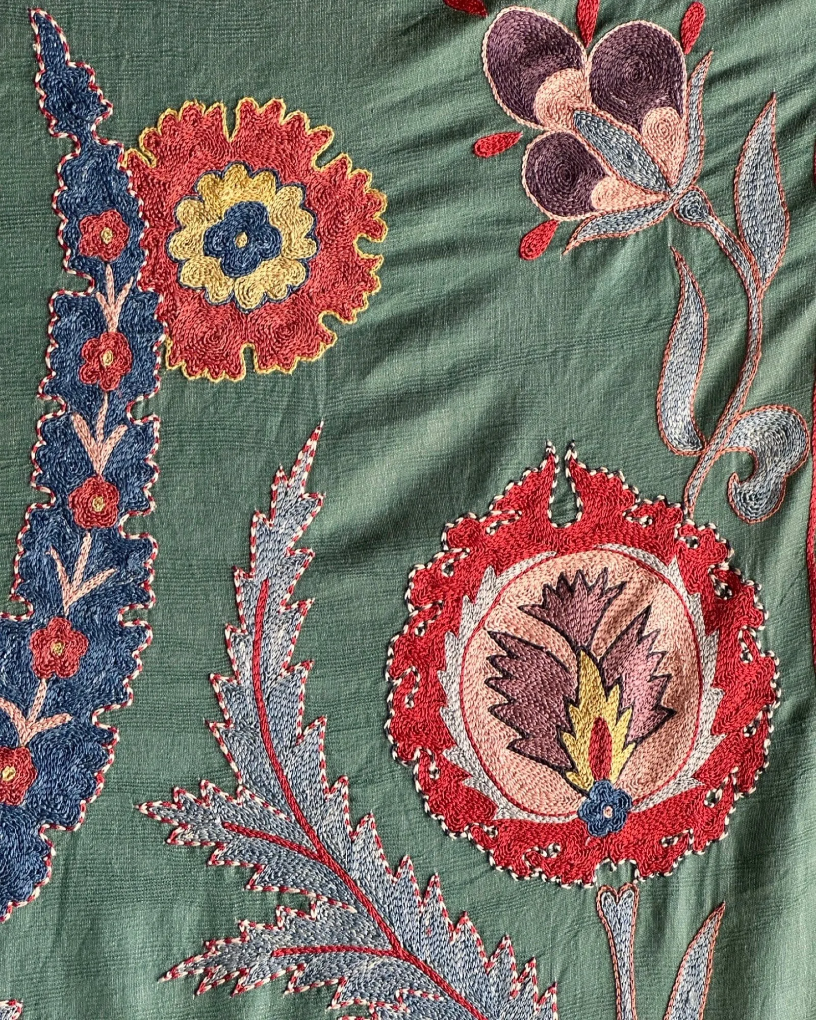 Hand Stitched Suzani (CSSU061623 | 120 x 96")
