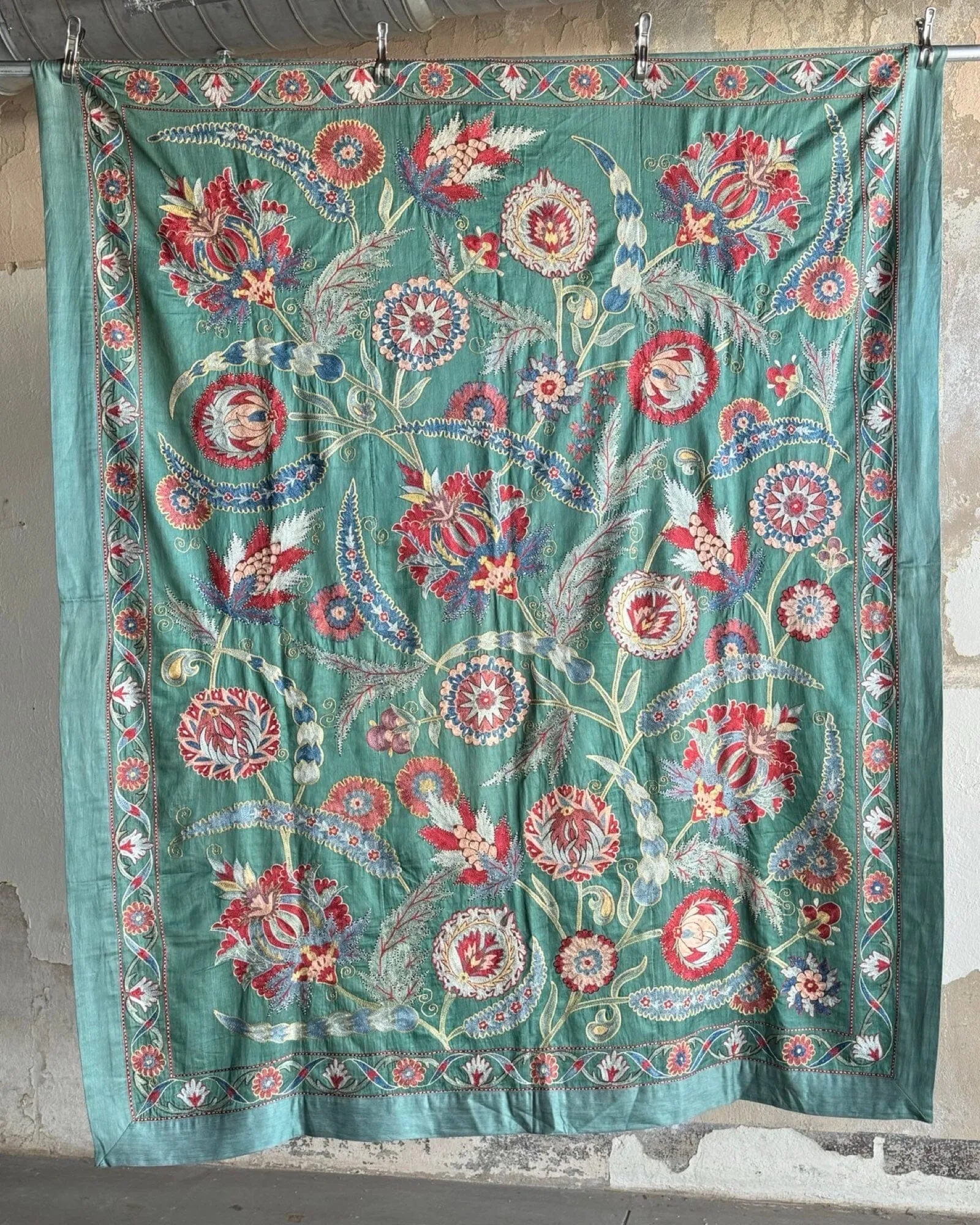Hand Stitched Suzani (CSSU081824 | 63 x 86")