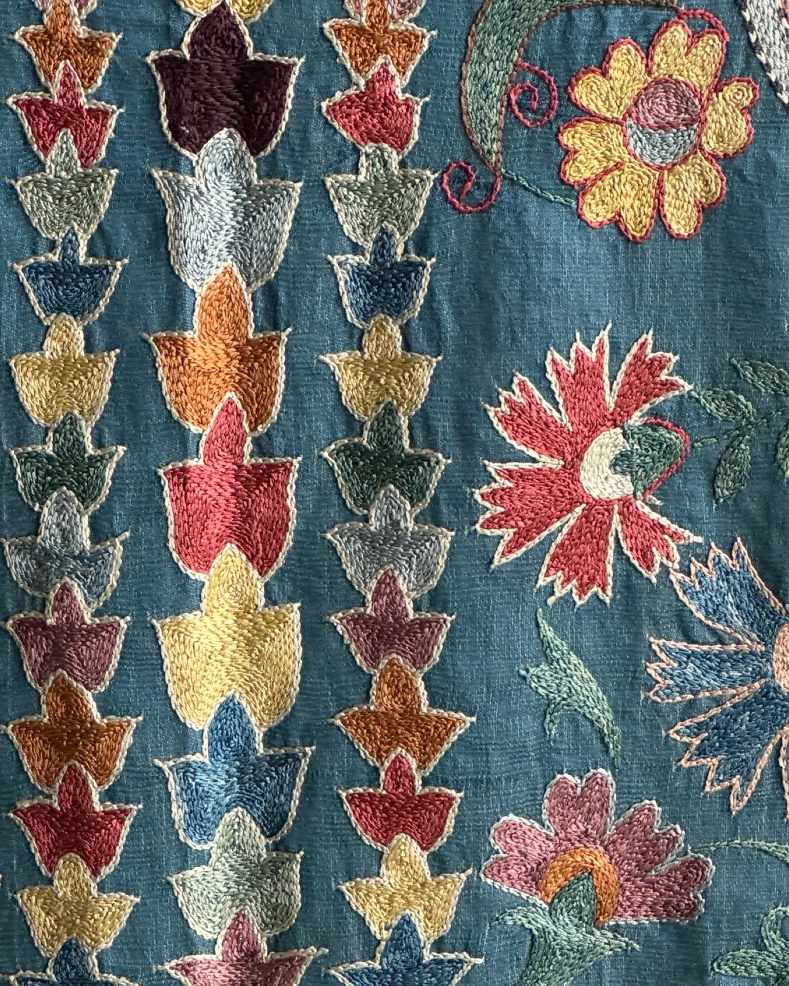 Hand Stitched Suzani (CSSU086824 |64 x 107 ")