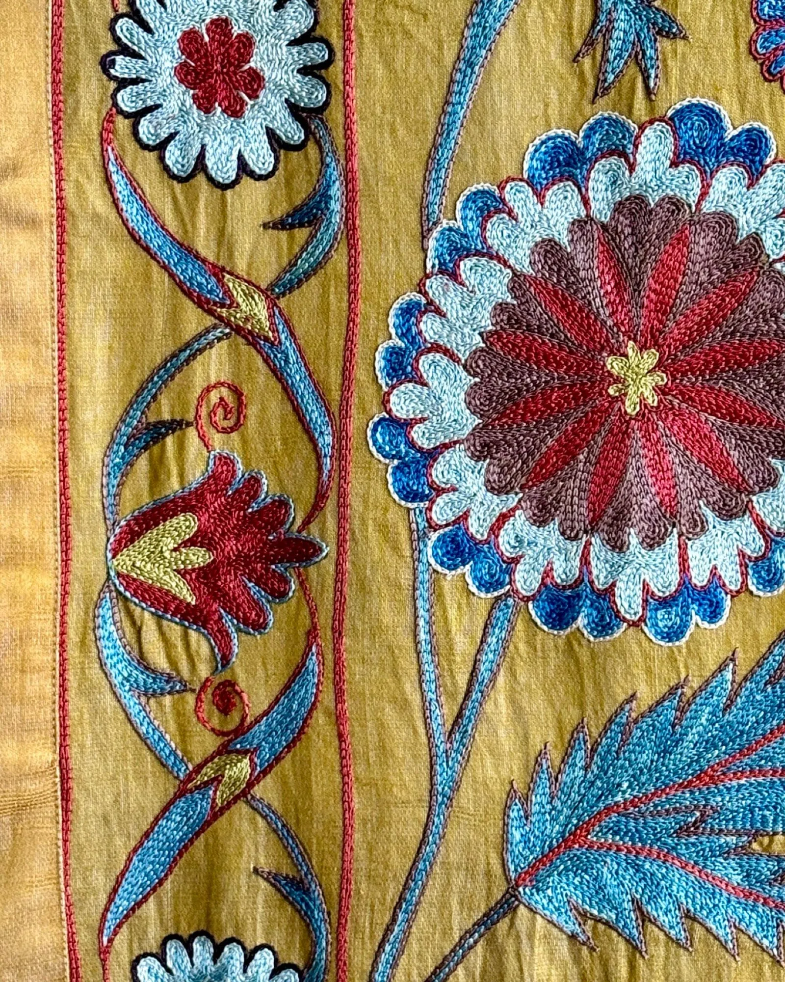 Hand Stitched Suzani (CSSU088224 |  63 x 87")