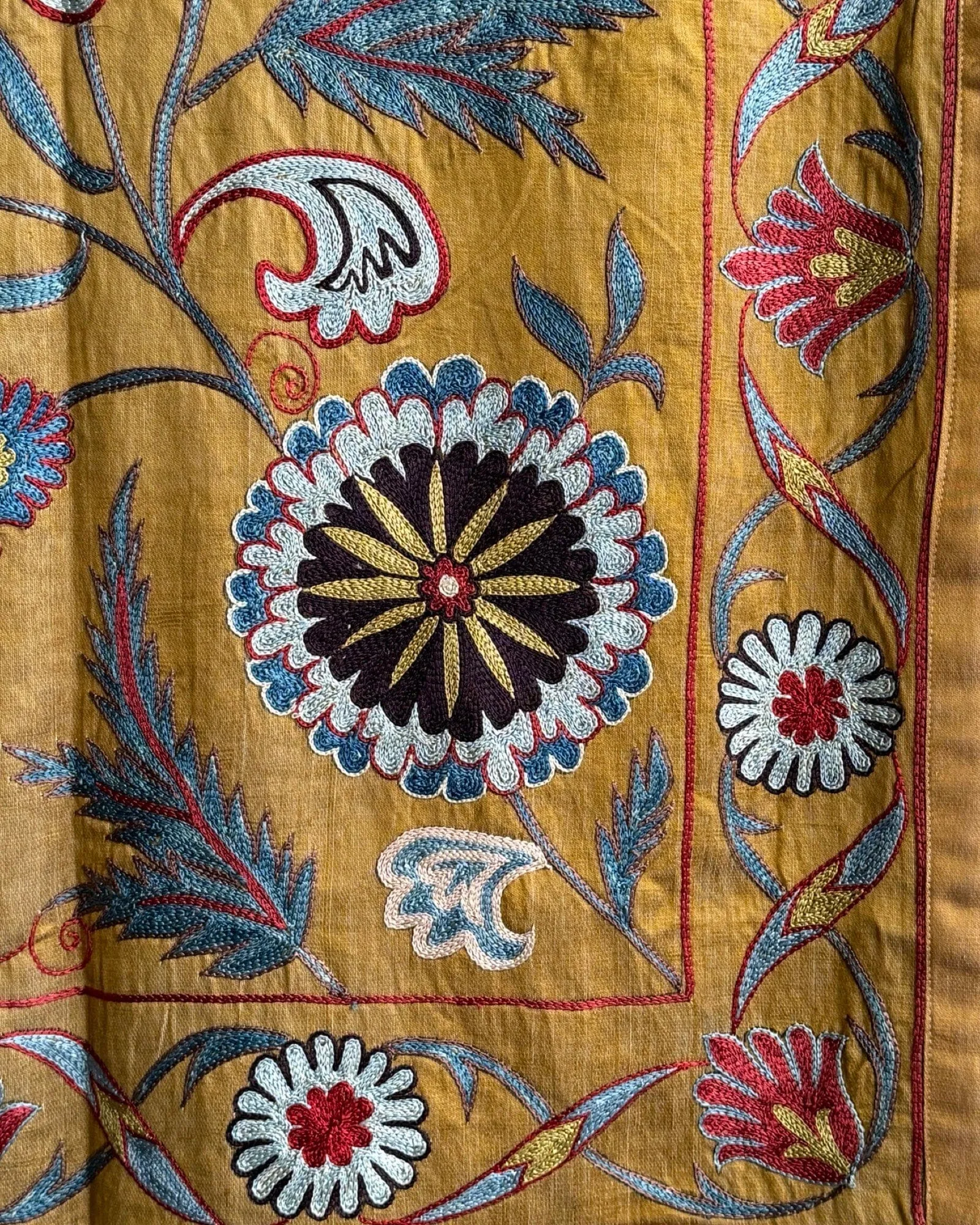 Hand Stitched Suzani (CSSU088224 |  63 x 87")