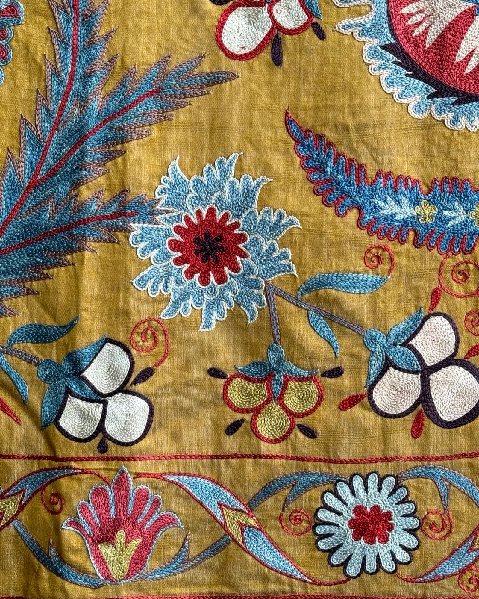 Hand Stitched Suzani (CSSU088224 |  63 x 87")