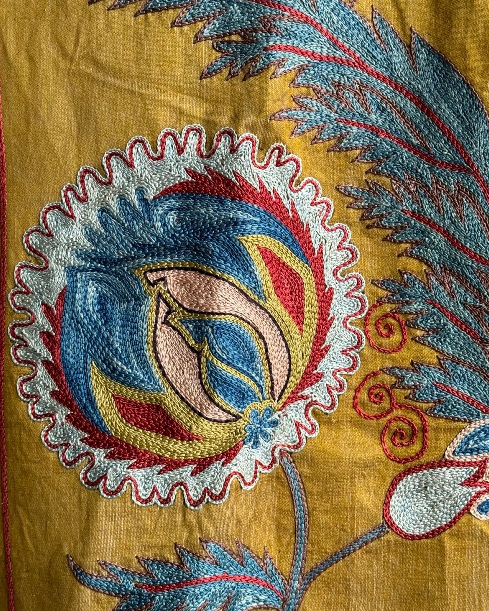 Hand Stitched Suzani (CSSU088224 |  63 x 87")