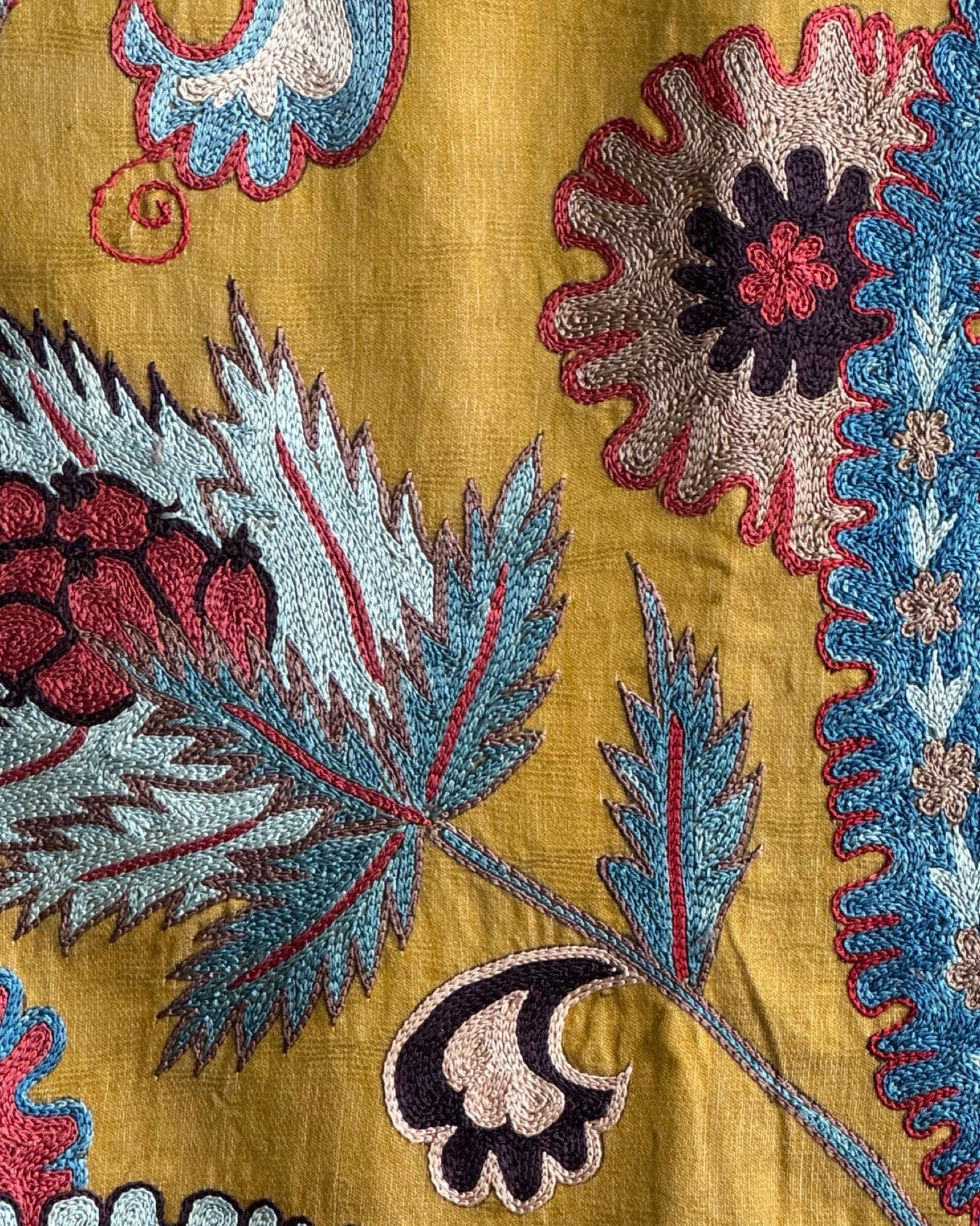 Hand Stitched Suzani (CSSU088224 |  63 x 87")
