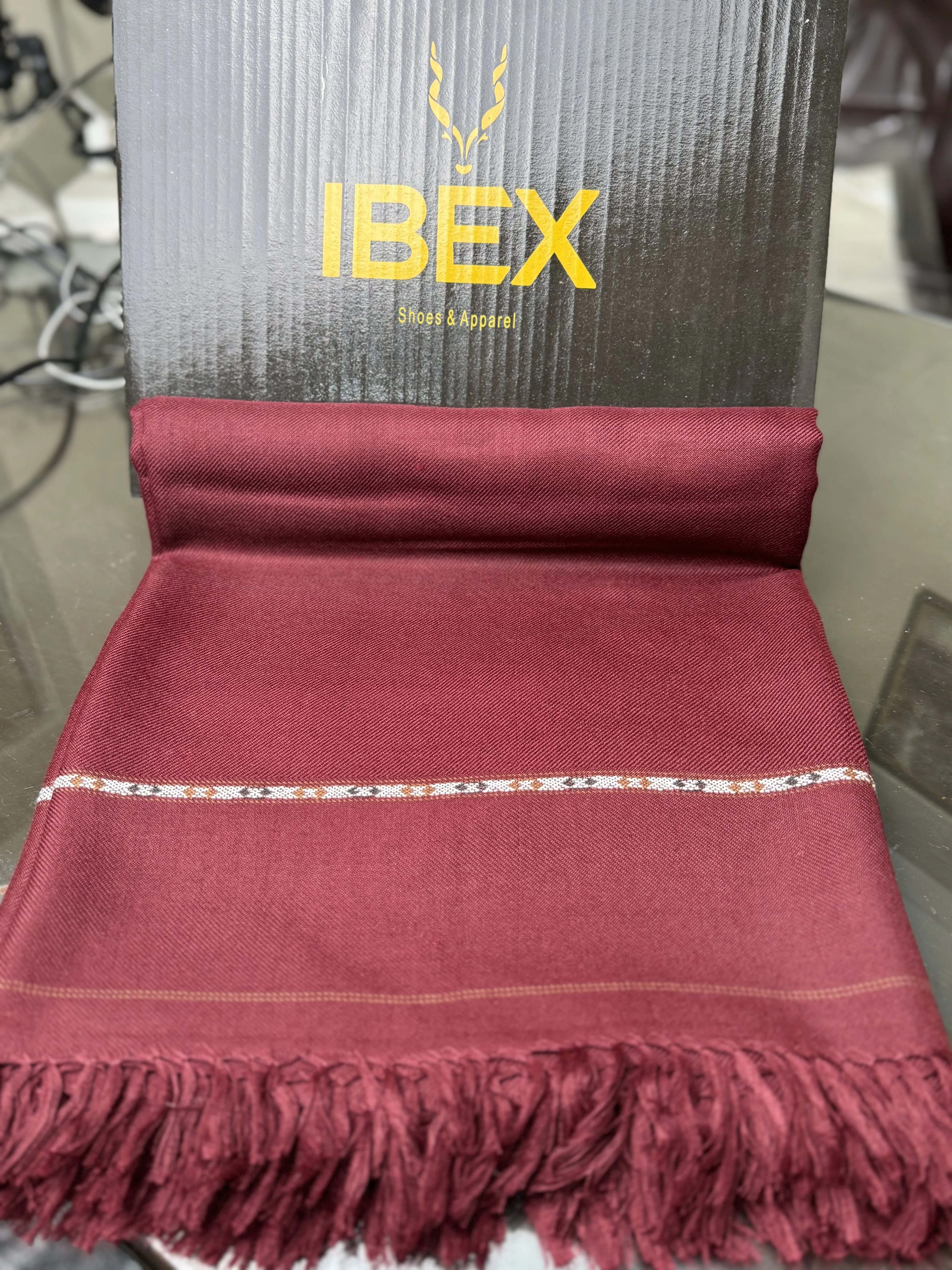 Handmade Pashmina Shawls (Maroon)