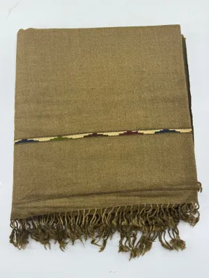 Handmade Sawt Woolen Shawls (Brown)