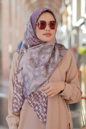 Haramain Series Satin Square - Berry