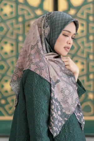 Haramain Series Satin Square - Emerald