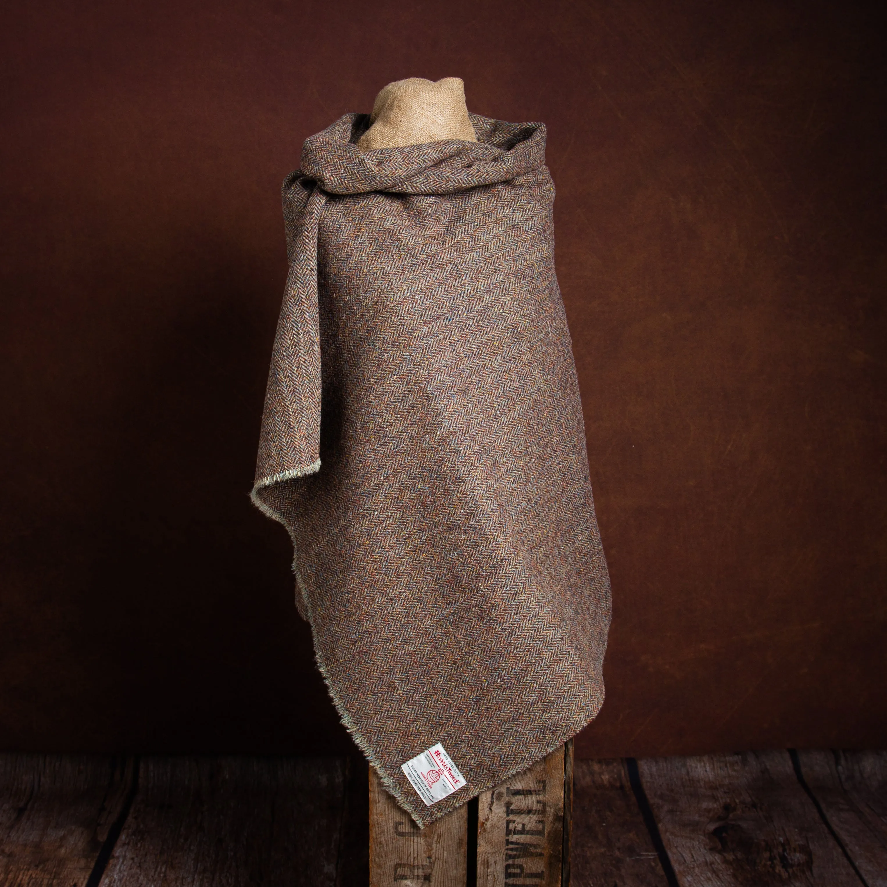 Harris Tweed Shawl 100