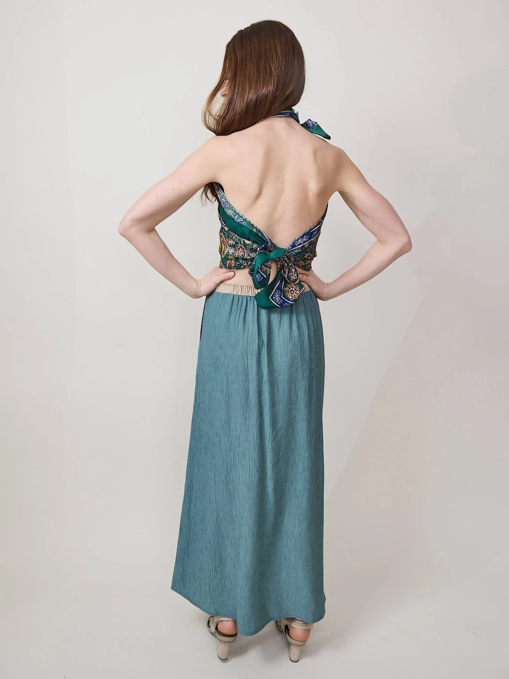 Hartford Silk Bandana, green
