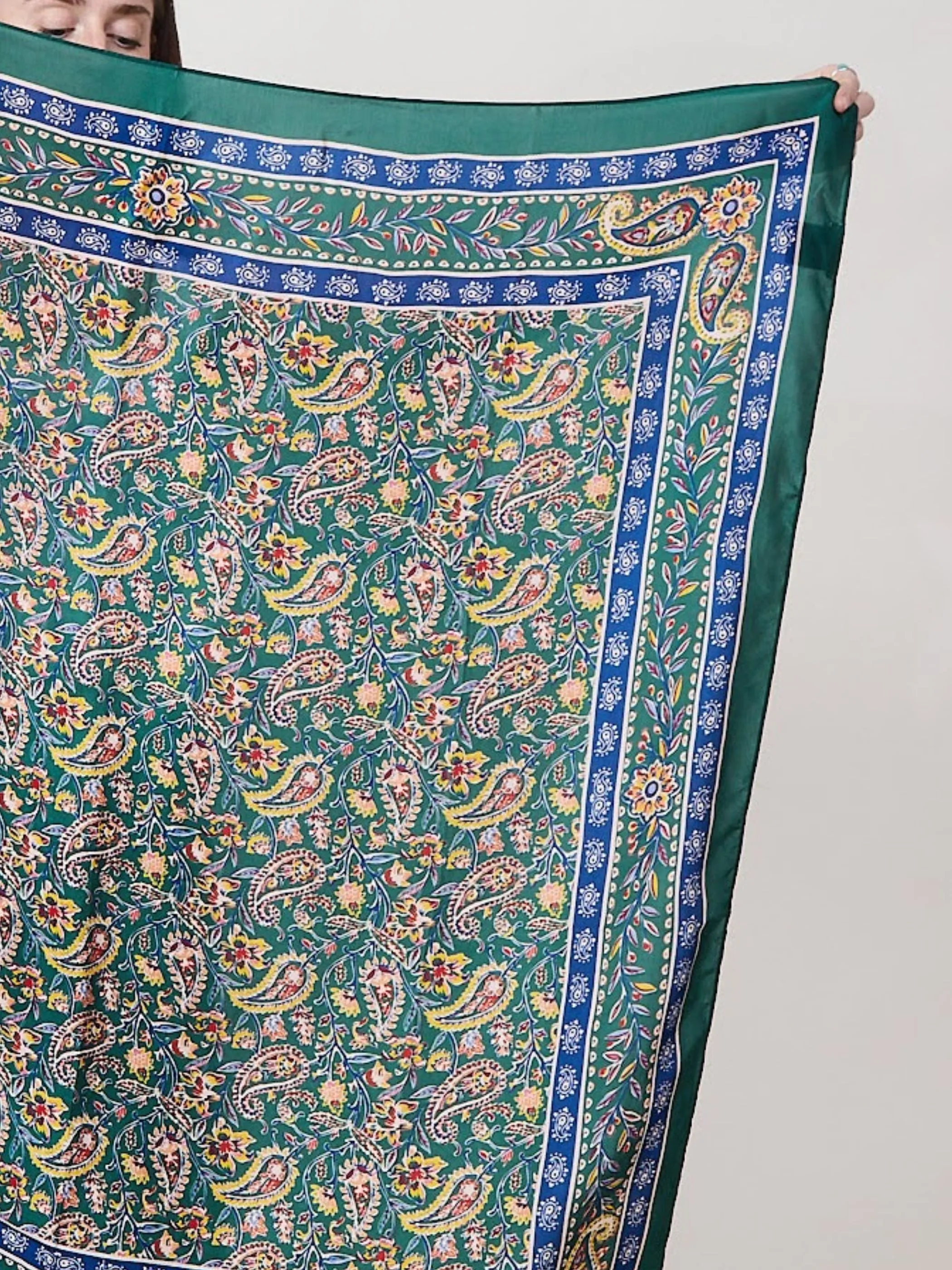 Hartford Silk Bandana, green