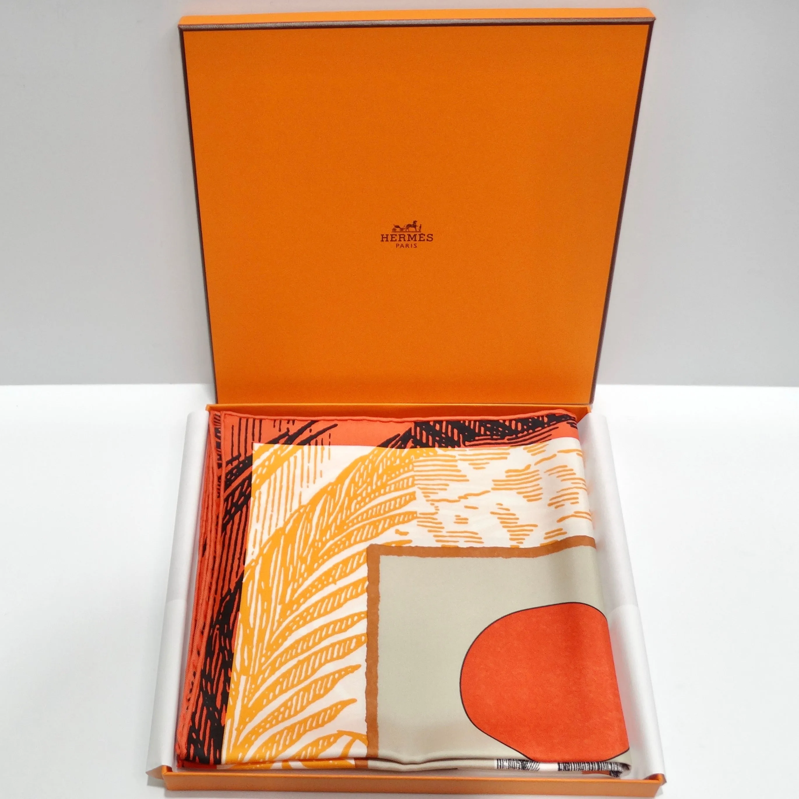 Hermes Cavalier En Formes Silk Scarf