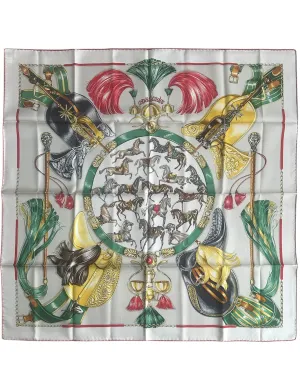 Hermes NEW Cavalcades 90cm Silk Scarf