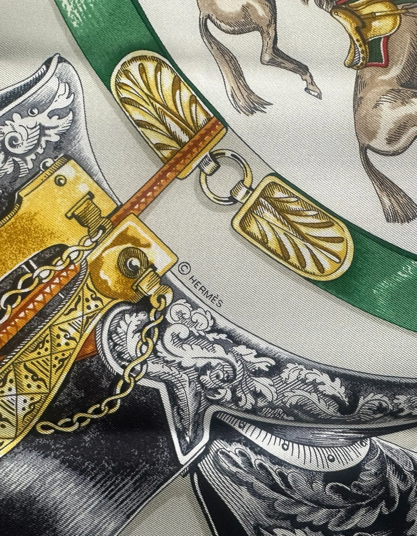 Hermes NEW Cavalcades 90cm Silk Scarf