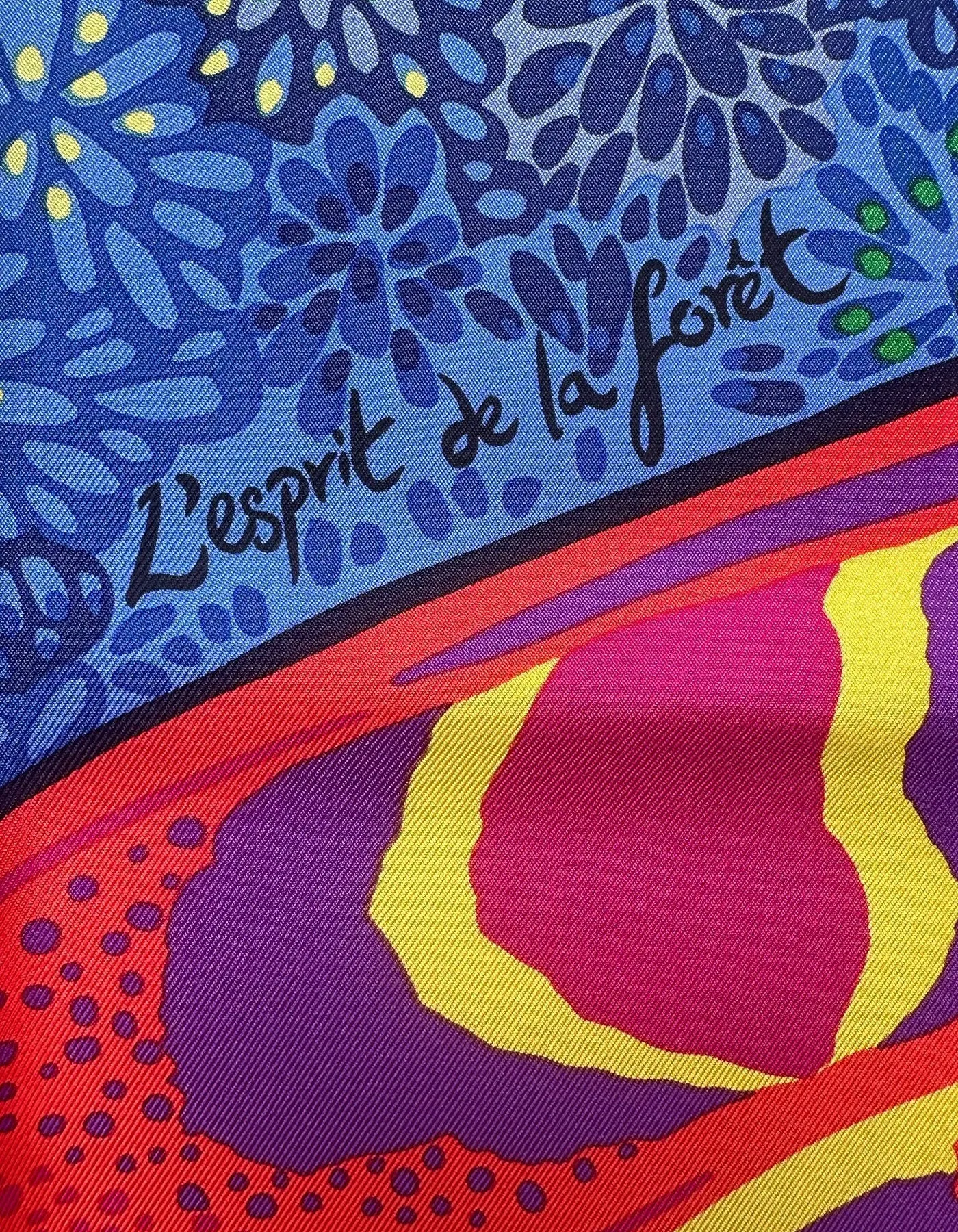 Hermes NEW L'esprit de la Foret 90cm Silk Scarf