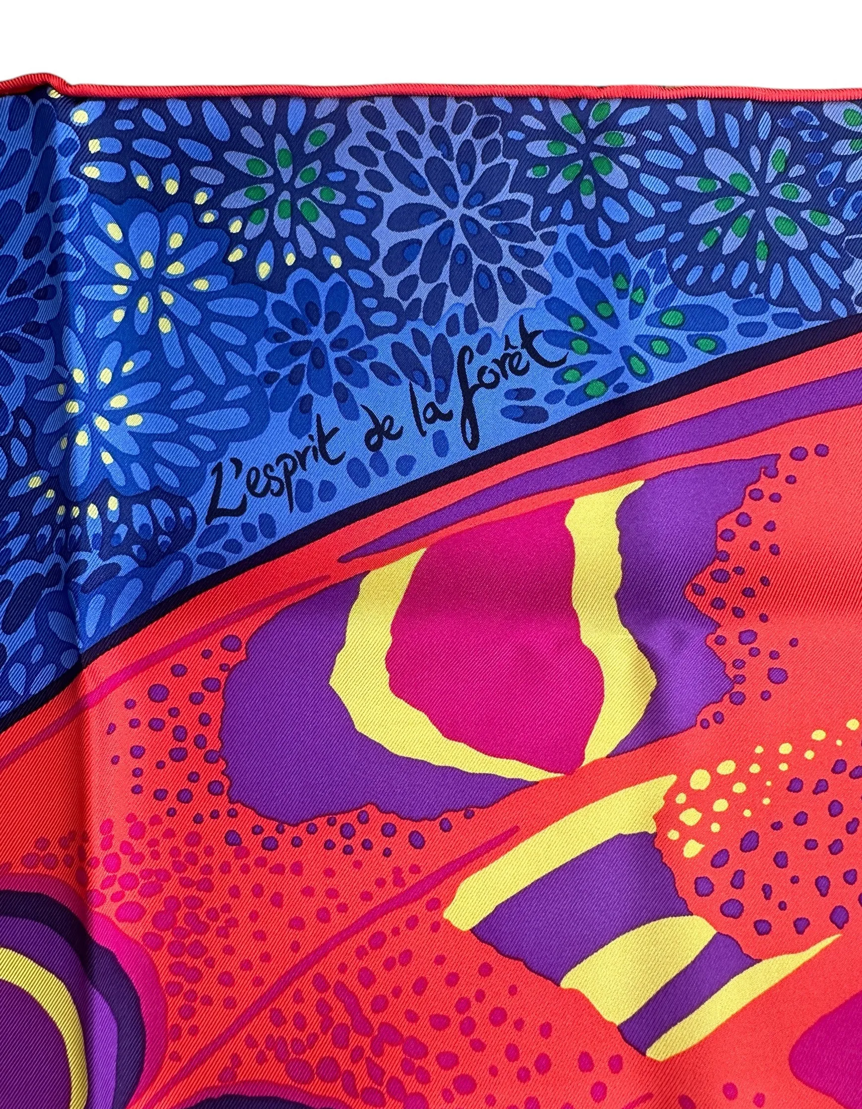 Hermes NEW L'esprit de la Foret 90cm Silk Scarf