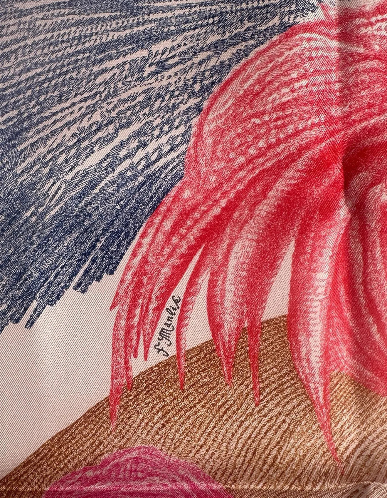 Hermes NEW Plumets Et Panaches 90cm Silk Scarf