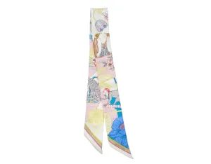 Hermes "Precious Paradise" Multicolor Exotic Animal Print Silk Scarf