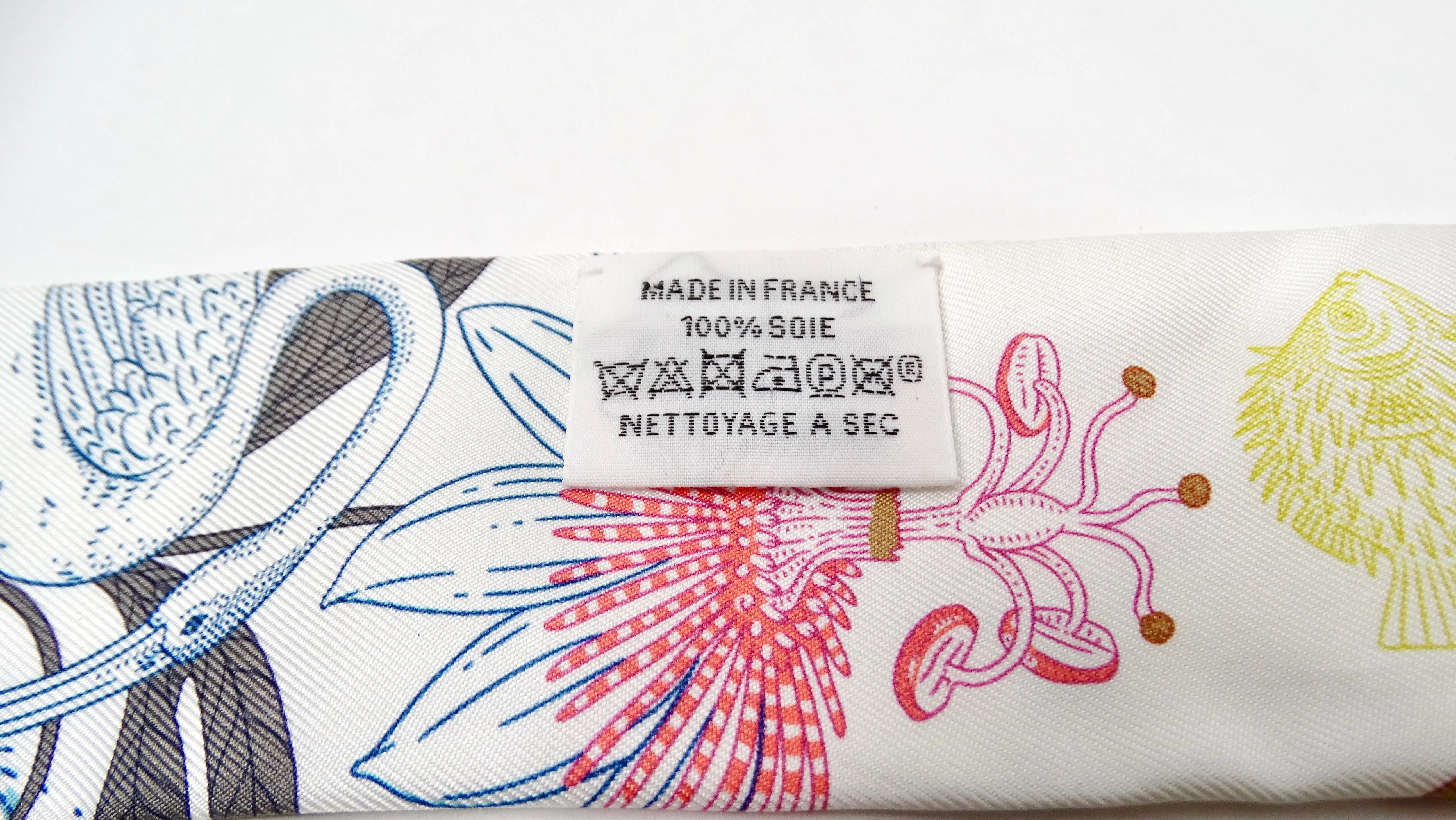 Hermes "Precious Paradise" Multicolor Exotic Animal Print Silk Scarf