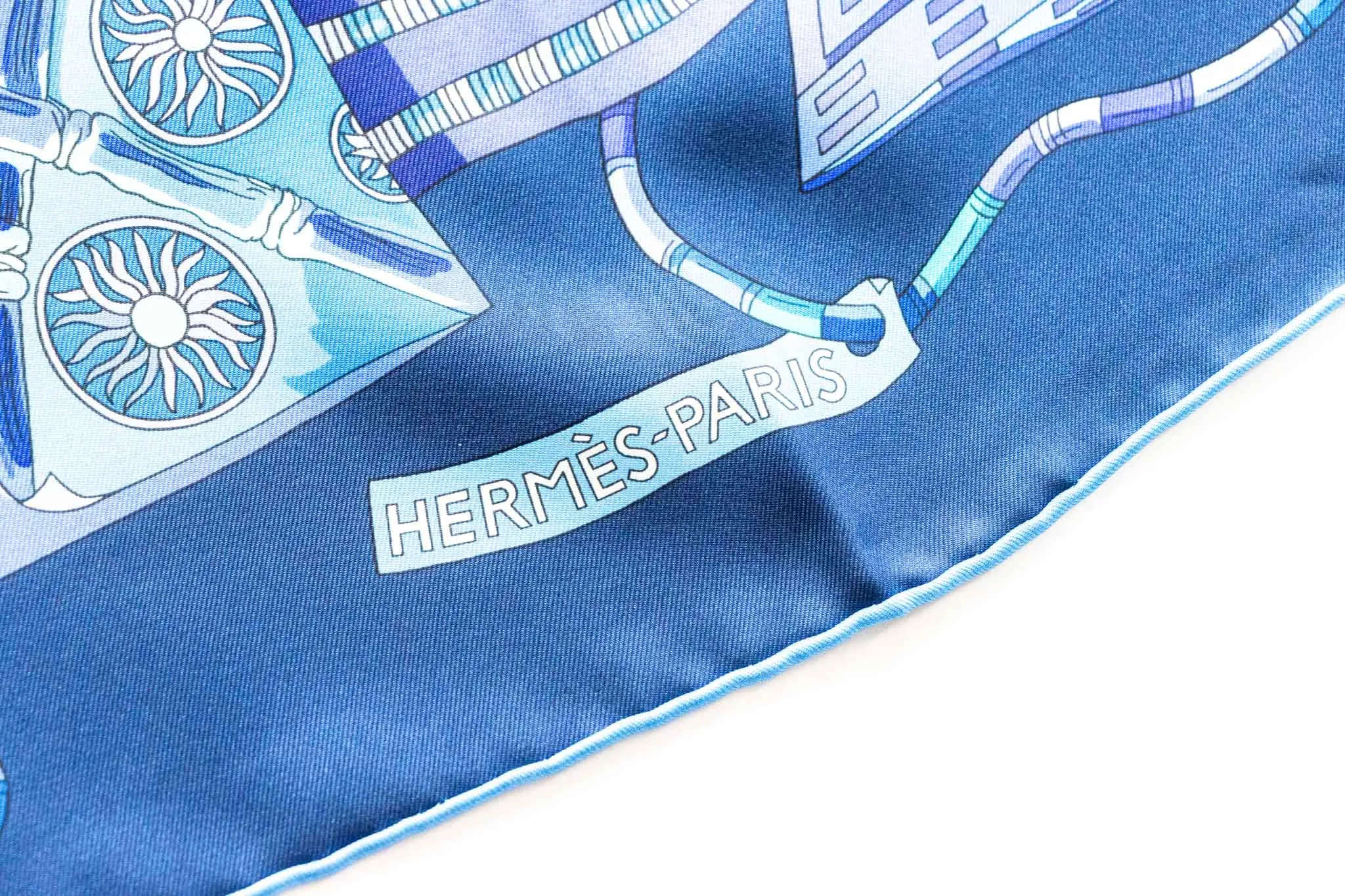 Hermes Voyage en Etoffes Silk Scarf by Annie Faire