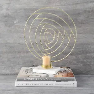 Home Artisan Coron Circular Shaped Candle Holder