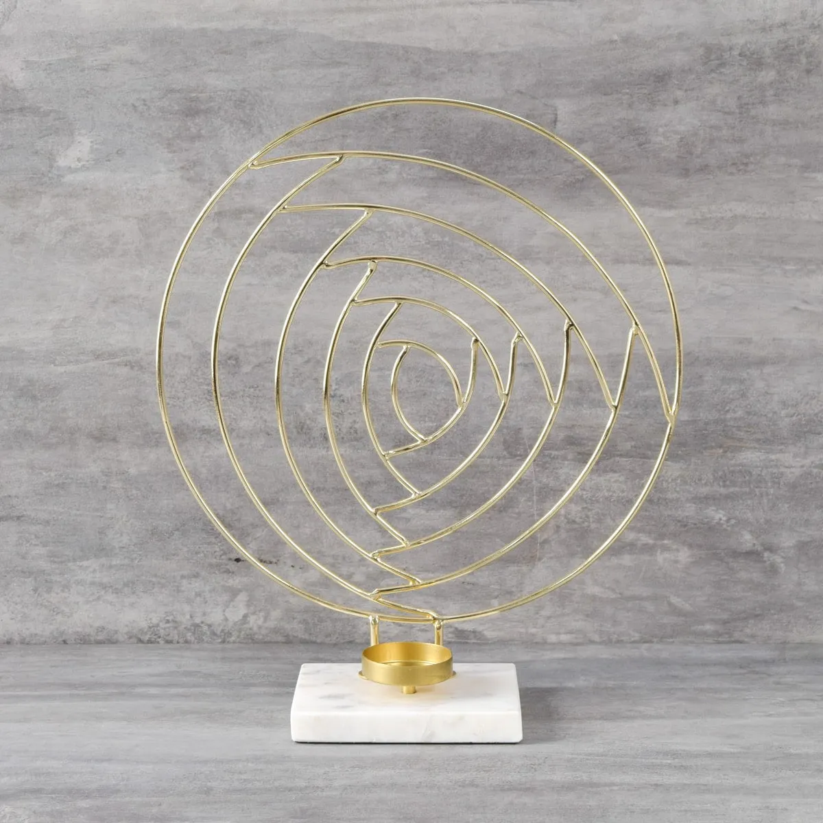 Home Artisan Coron Circular Shaped Candle Holder