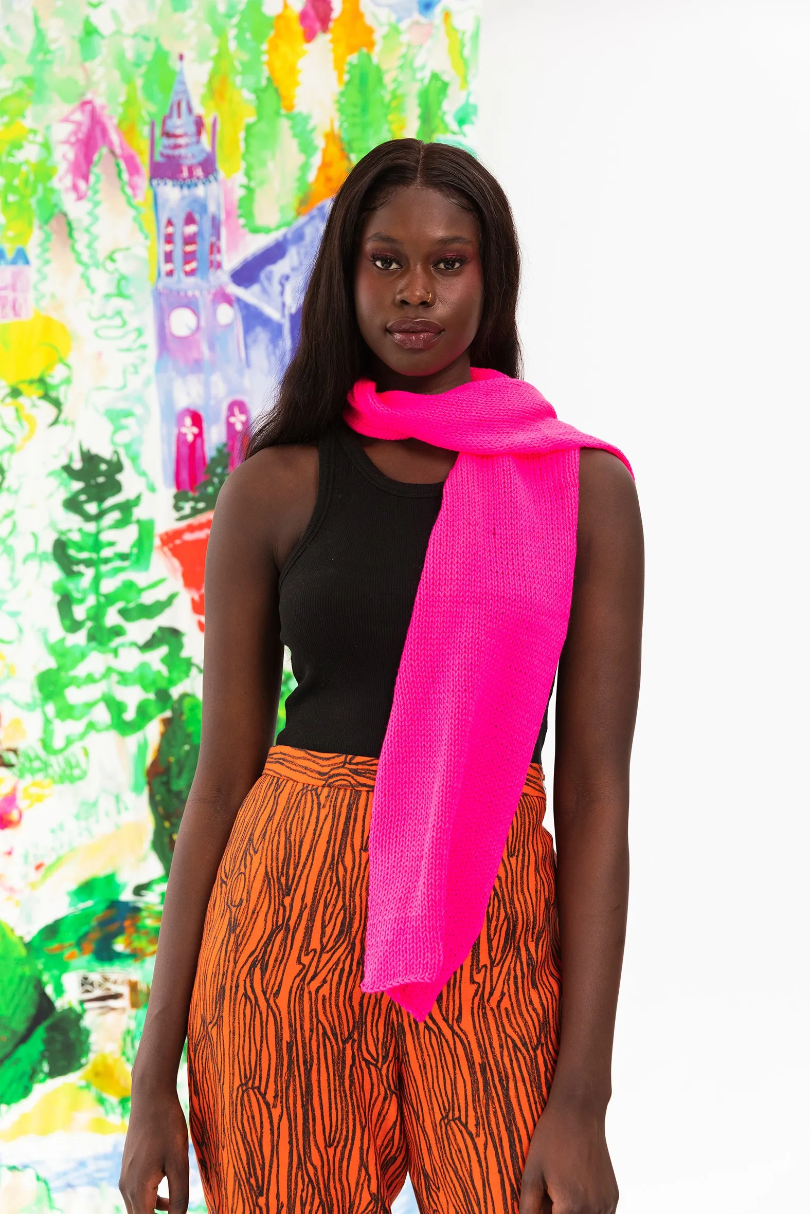 Hot Pink Scarf
