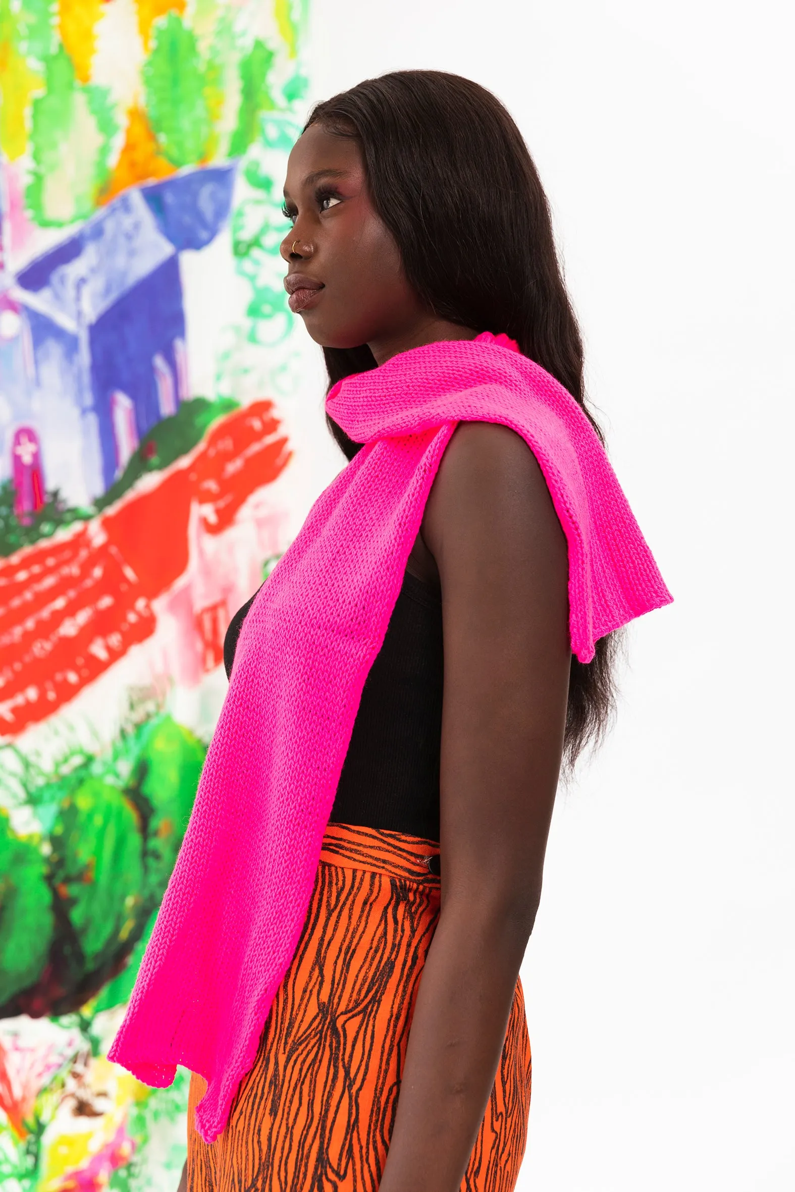 Hot Pink Scarf