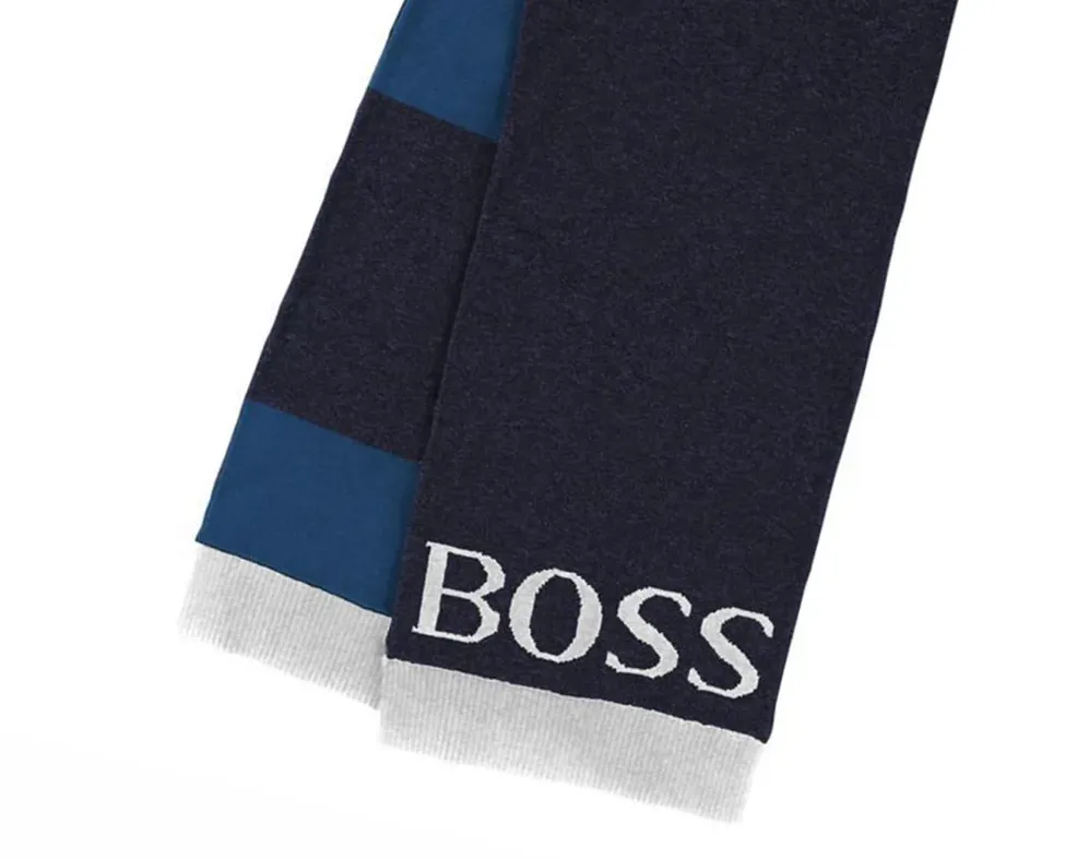 Hugo Boss Kids Cotton Scarf