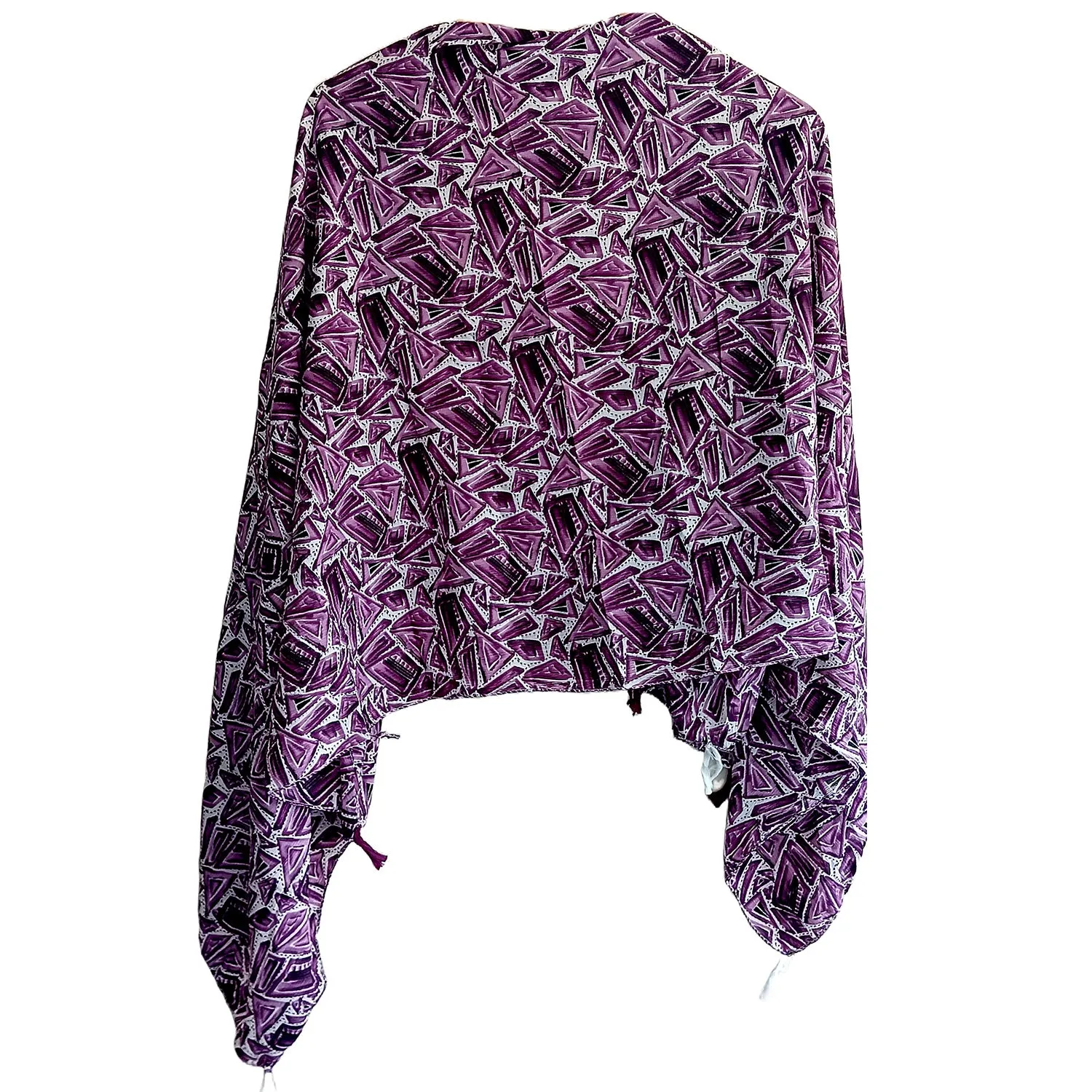 India Scarves Women's Designer Purple Design Scarf - All Seasons, Stylish & Comfortable Size L 170 Cm X W 70 Cm