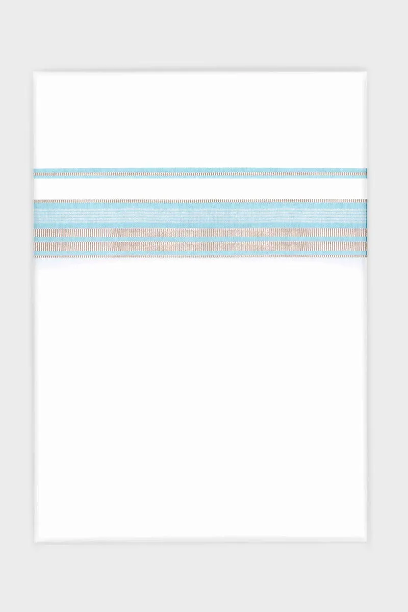 Infinity Yadav - Sky Blue Smooth Cotton Double Layered Dhoti With Fancy Borders | Uathayam