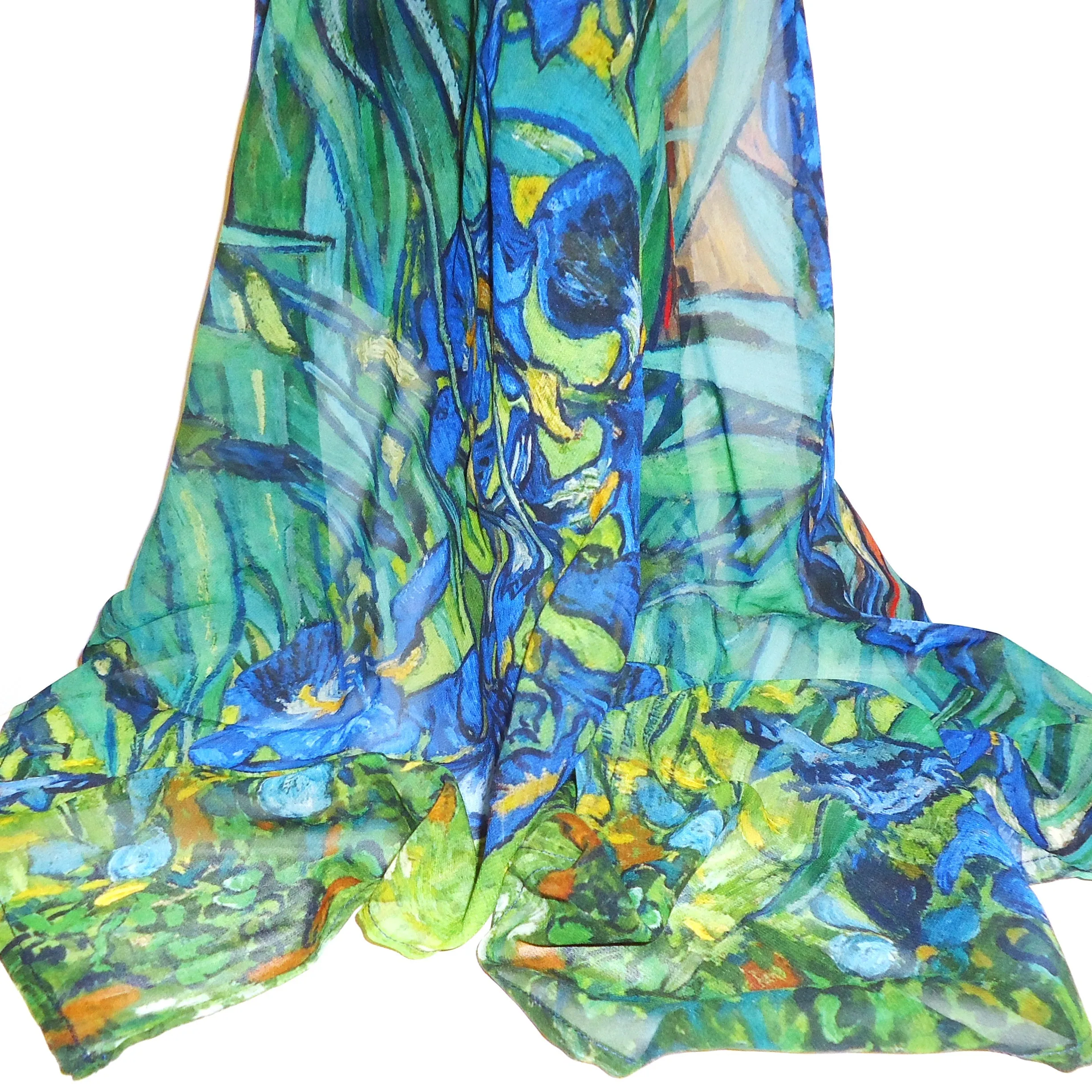 Iris Field Cupro Scarf